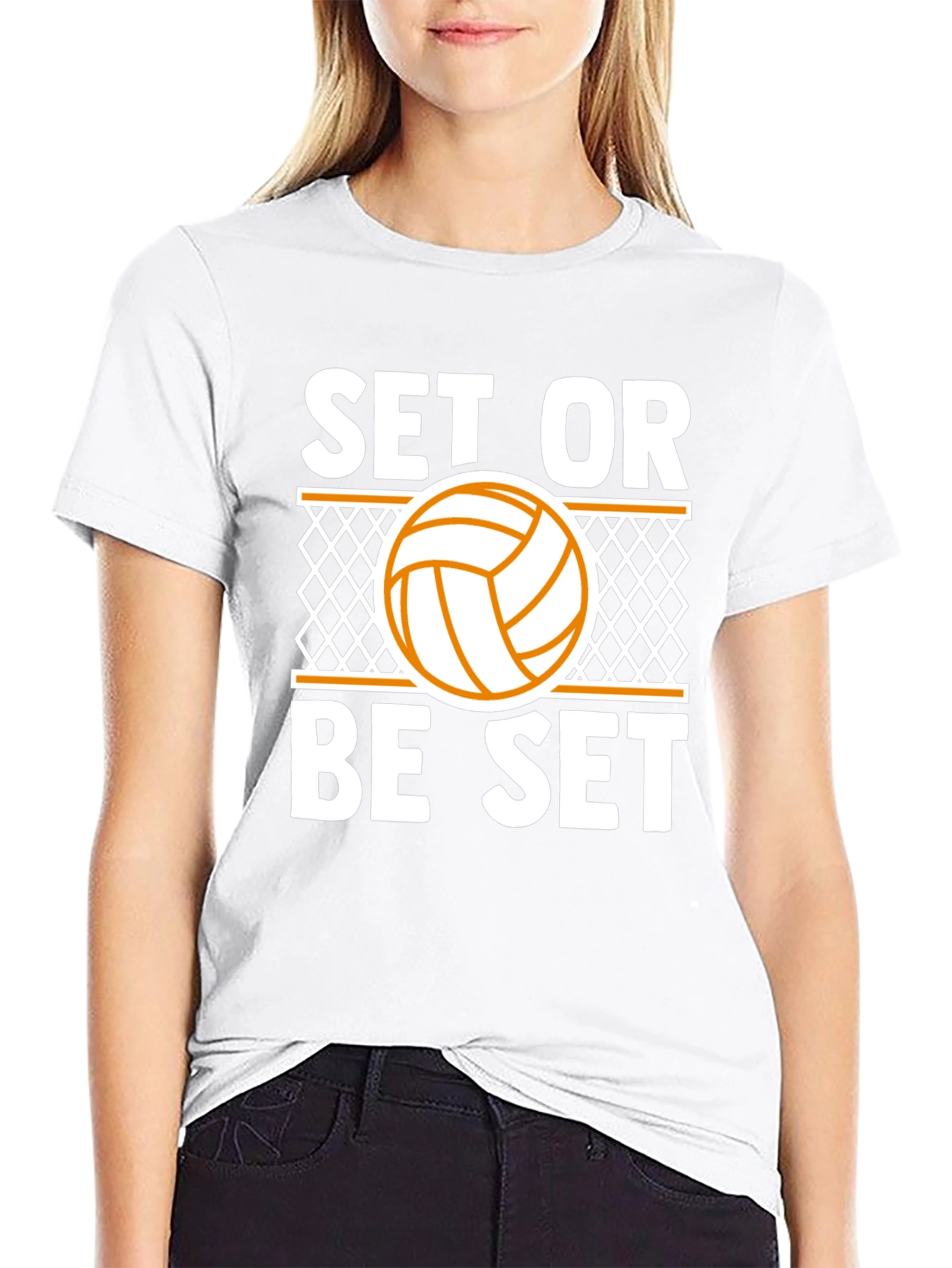 Set or Be Set Volleyball T-Shirt