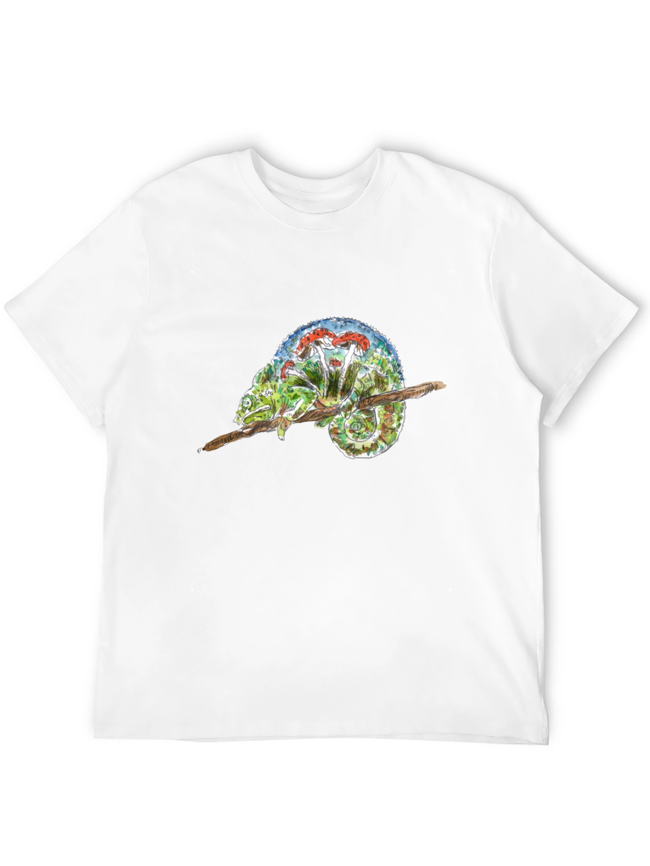 Chameleon Mushroom Graphic Tee