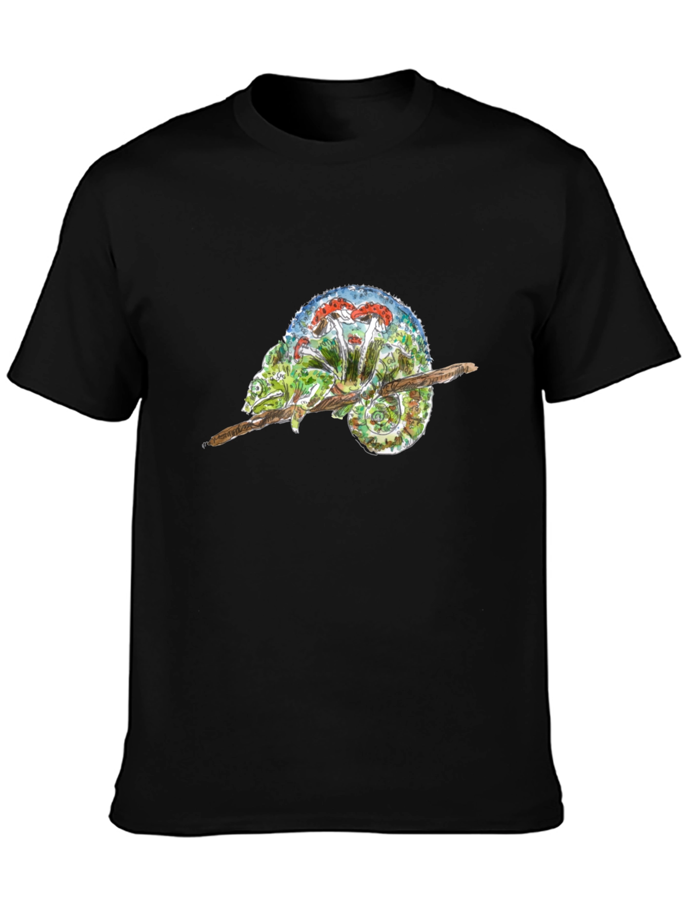 Chameleon Mushroom Graphic Tee