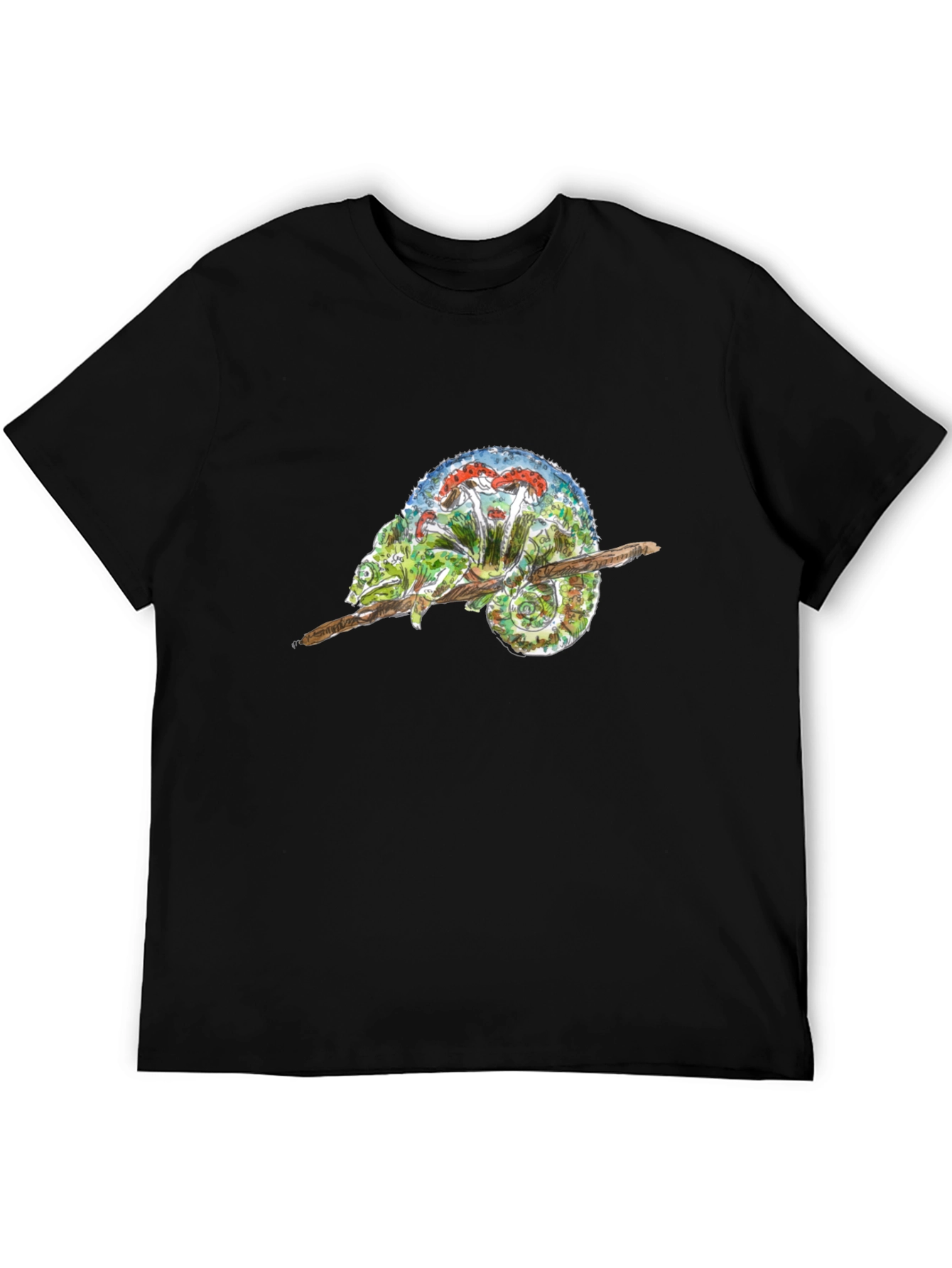 Chameleon Mushroom Graphic Tee