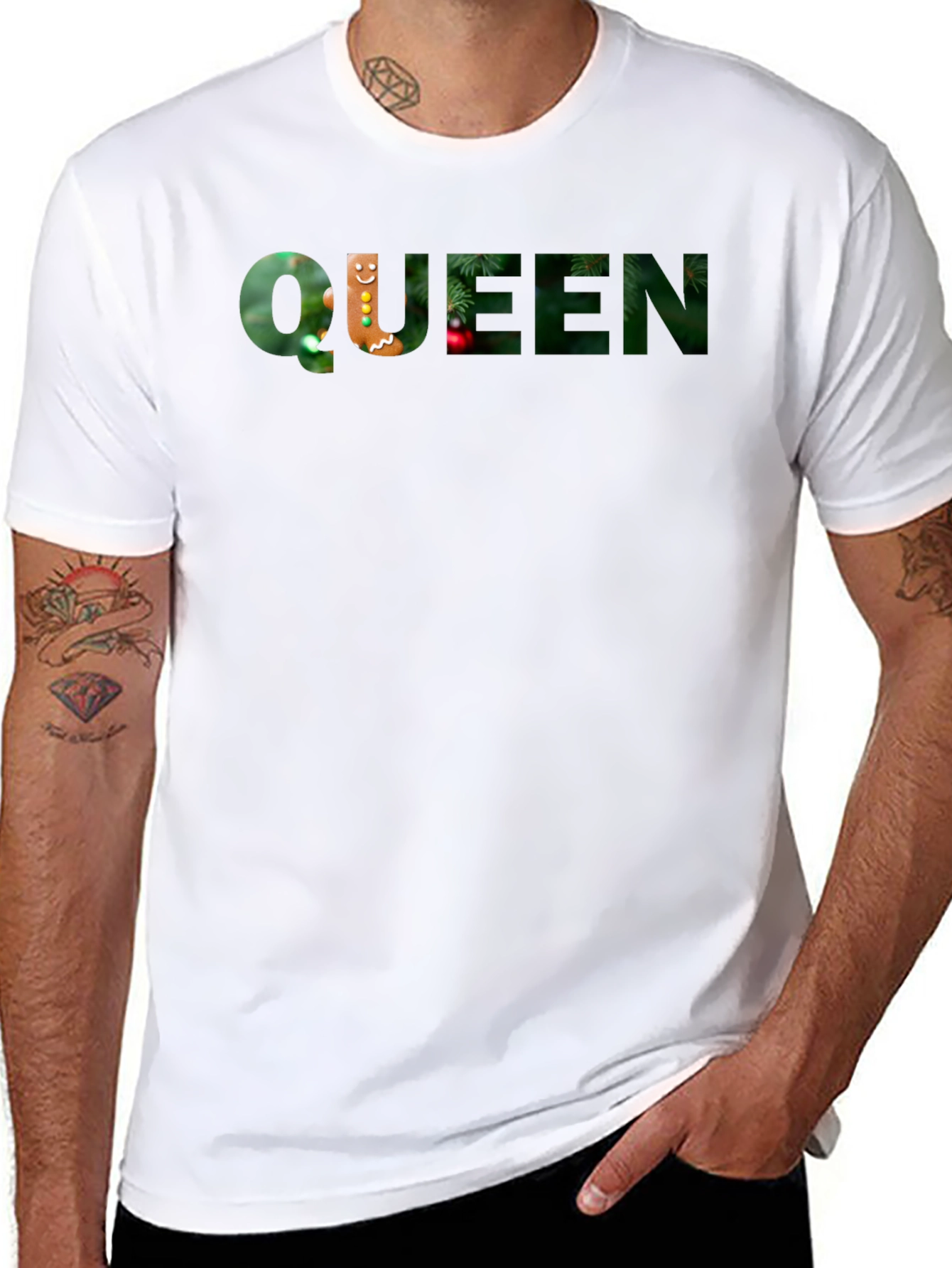 Christmas Queen Graphic Tee - Holiday Style