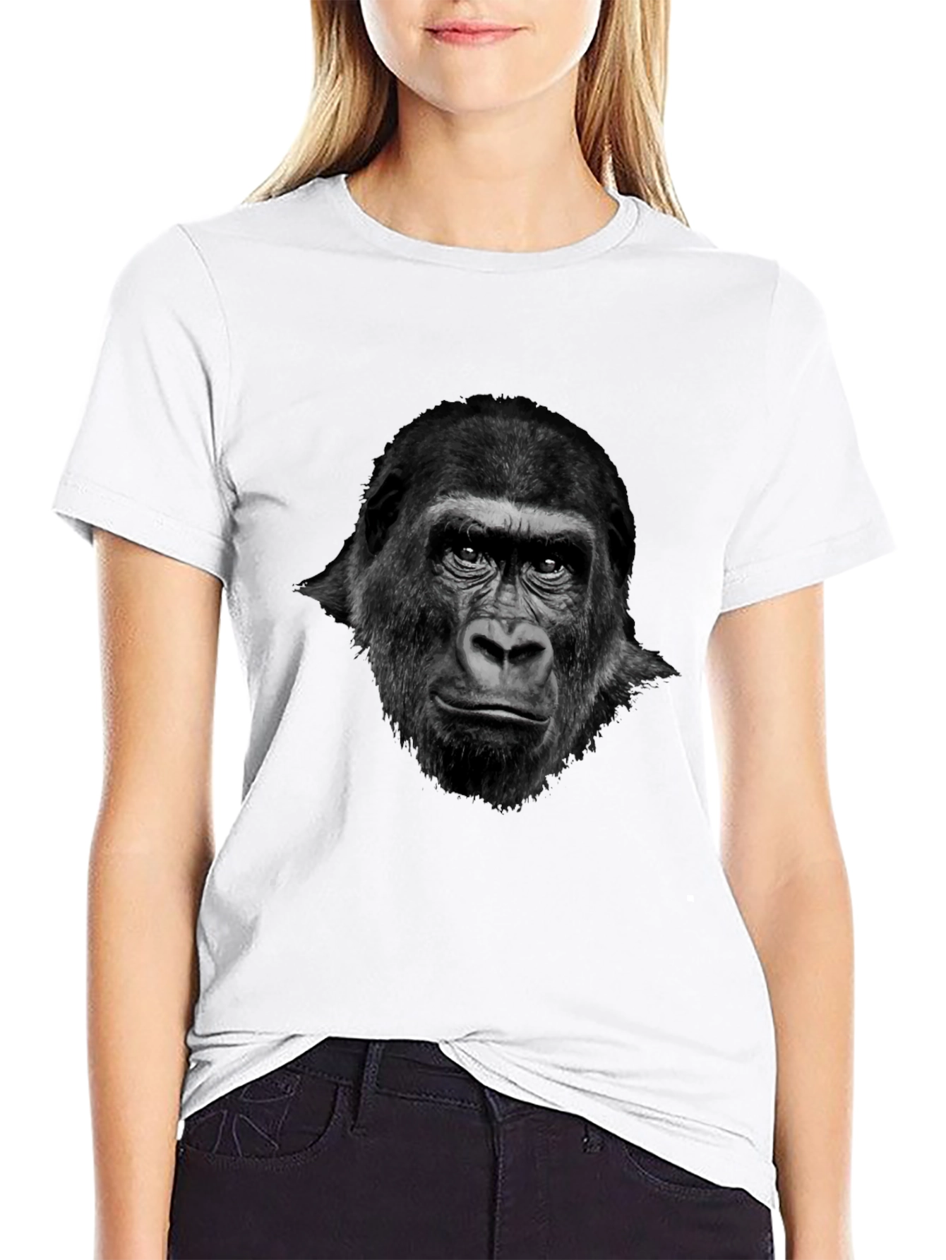 Gorilla Graphic Tee - Cool Animal Print Shirt
