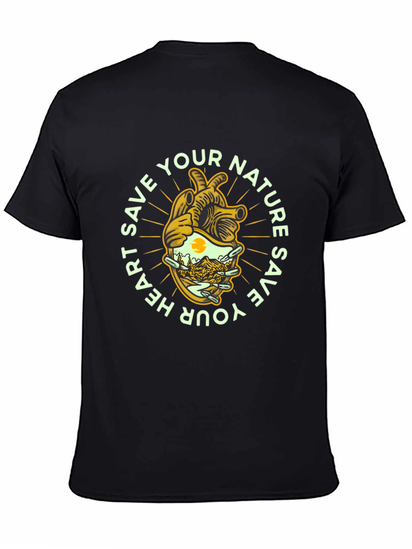 Save Nature Heart Graphic Tee