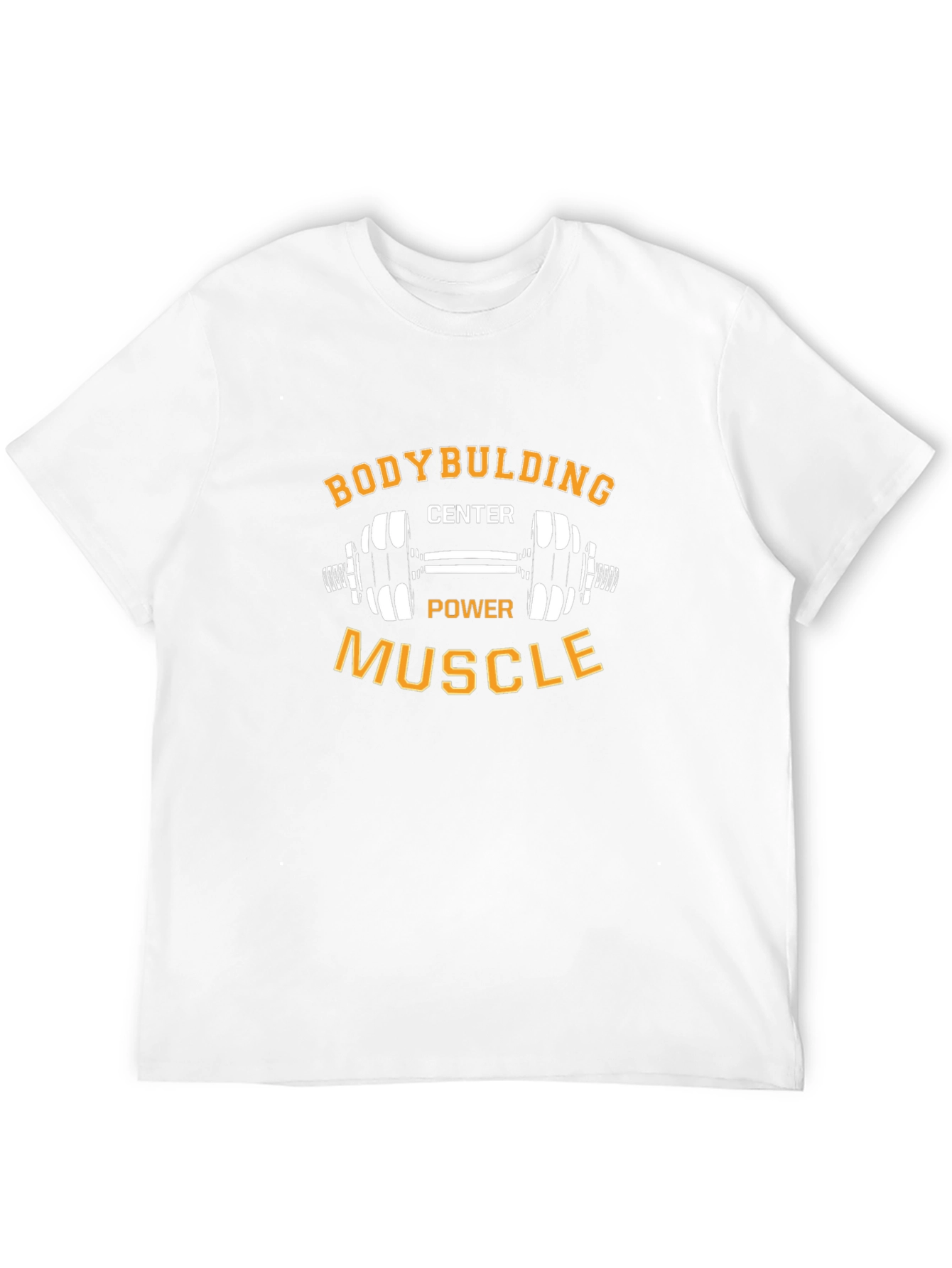 Bodybuilding Center Power Muscle Black T-Shirt