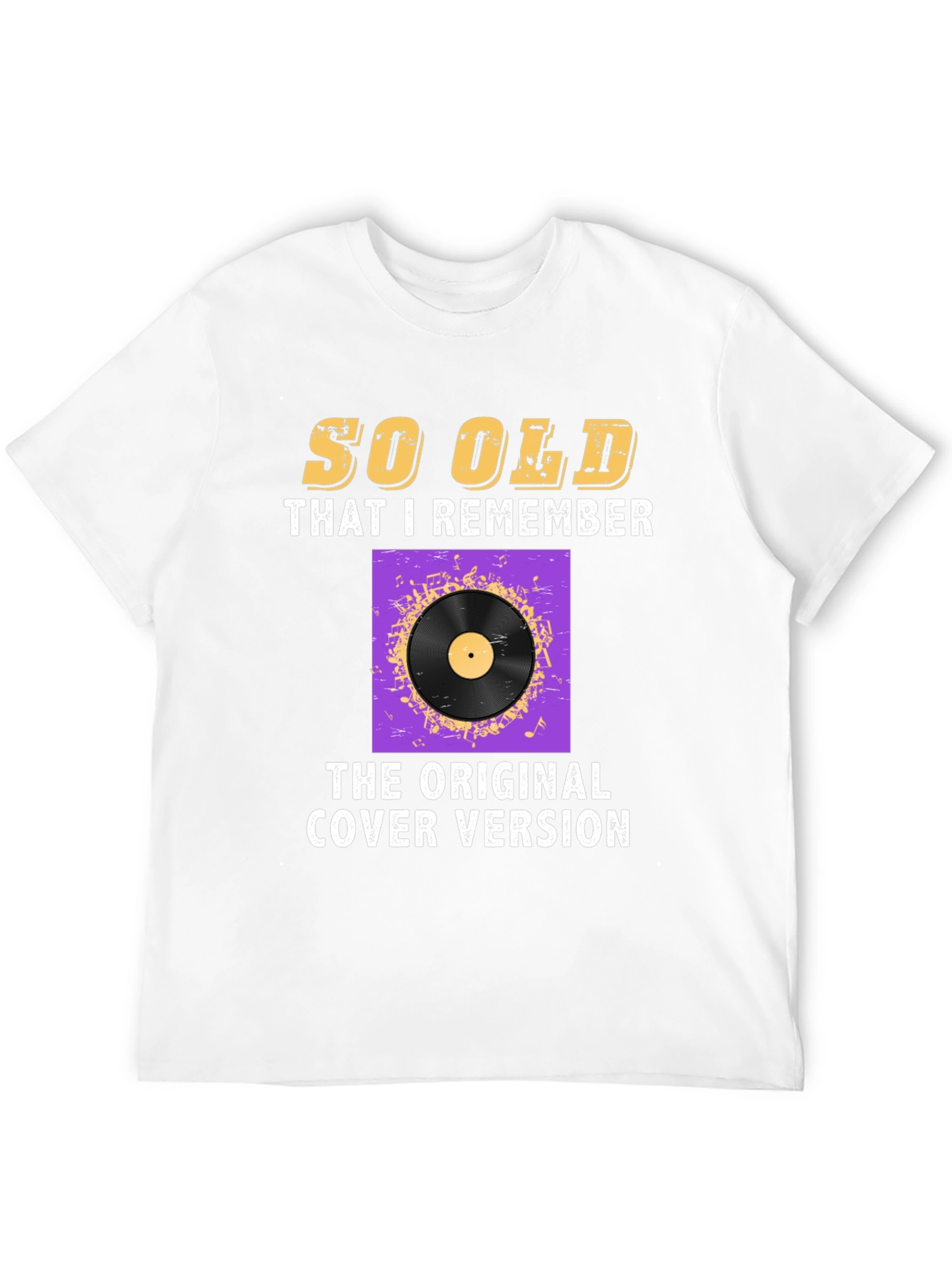 Retro Music Lover T-Shirt - Original Cover Version