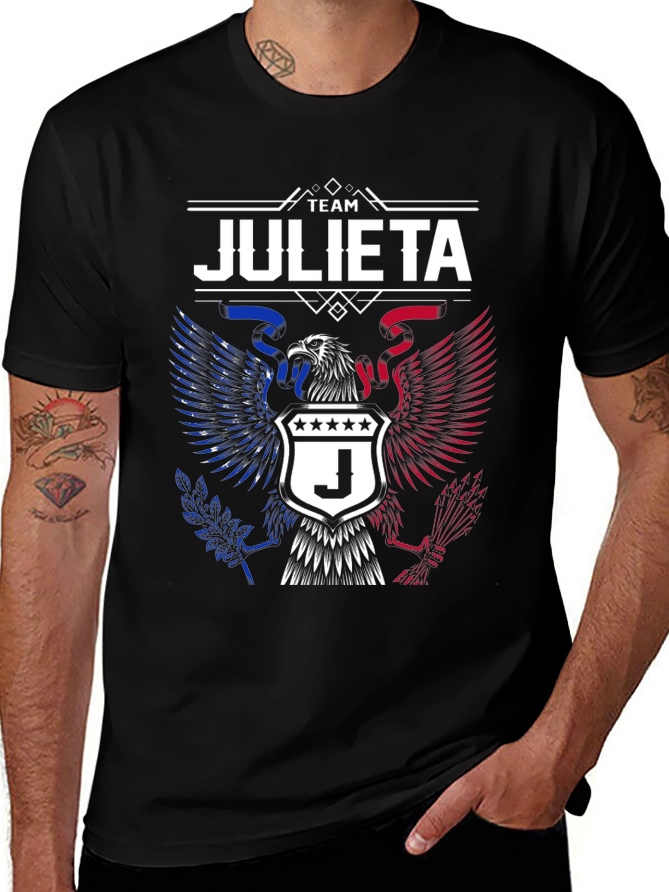Team Julieta Patriotic Eagle T-Shirt