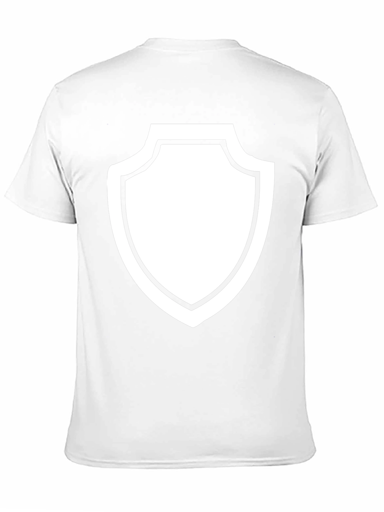 Black T-Shirt with Shield Graphic