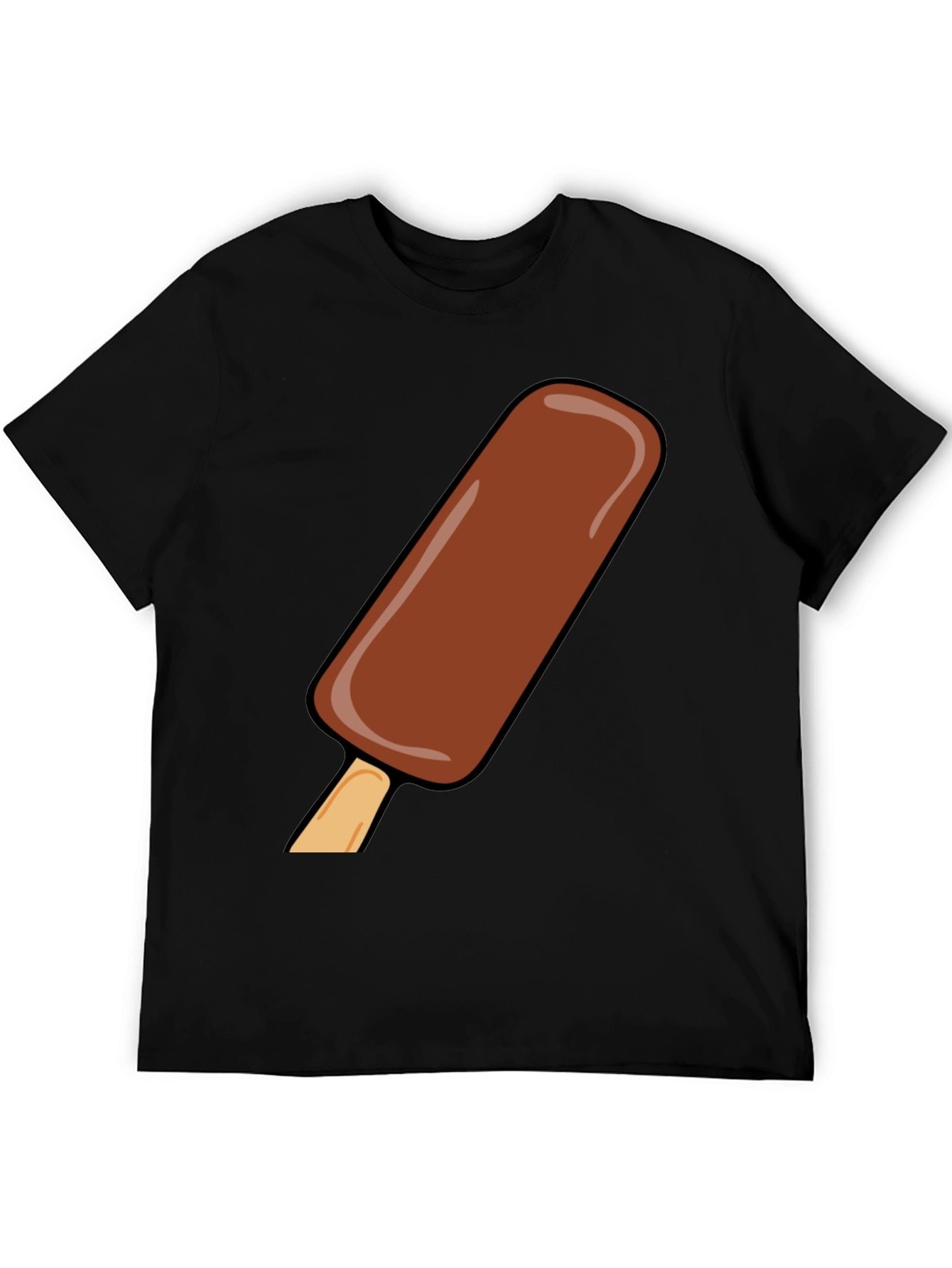 Chocolate Ice Cream Bar Graphic T-Shirt