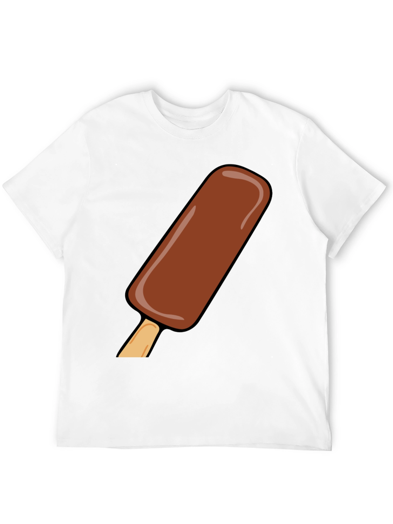 Chocolate Ice Cream Bar Graphic T-Shirt