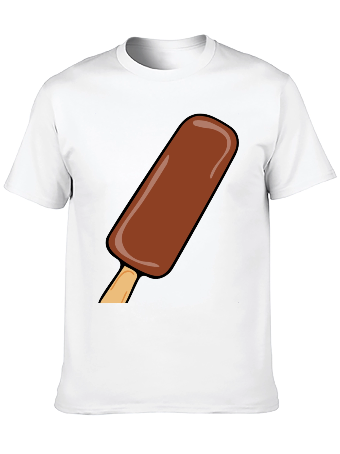 Chocolate Ice Cream Bar Graphic T-Shirt