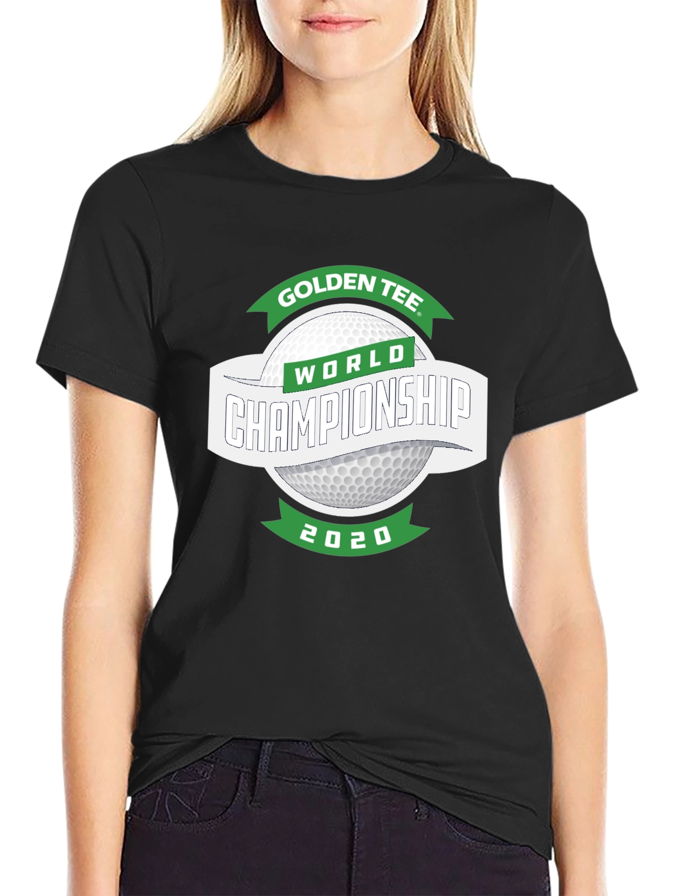 Golden Tee World Championship 2020 Black T-Shirt