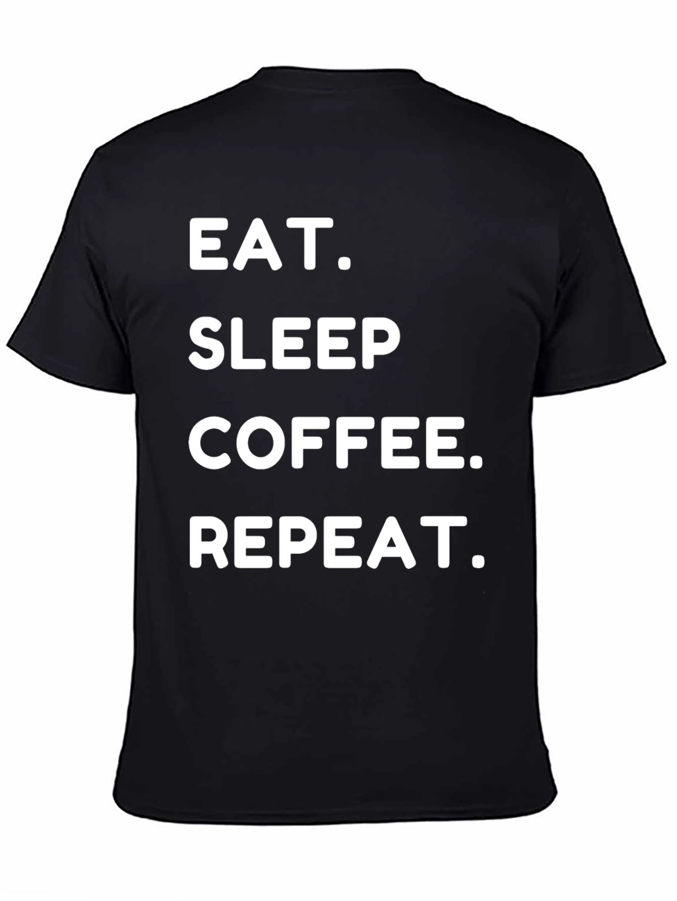 Eat Sleep Coffee Repeat Graphic Tee