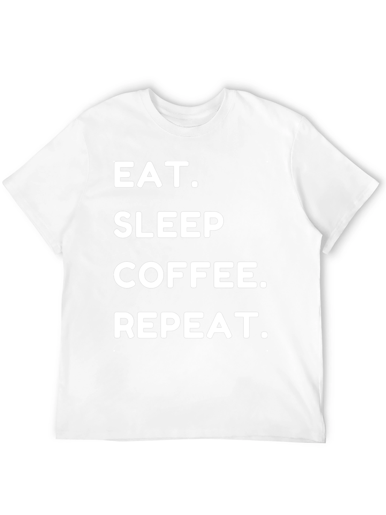 Eat Sleep Coffee Repeat Graphic Tee