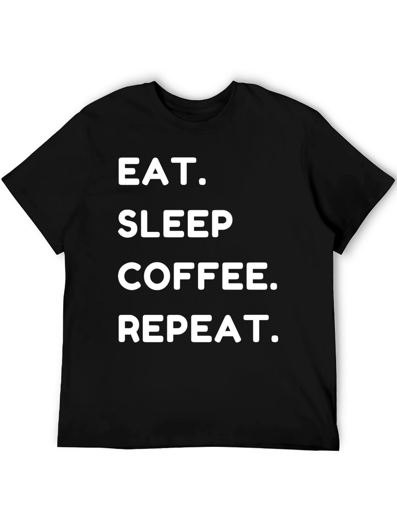 Eat Sleep Coffee Repeat Graphic Tee