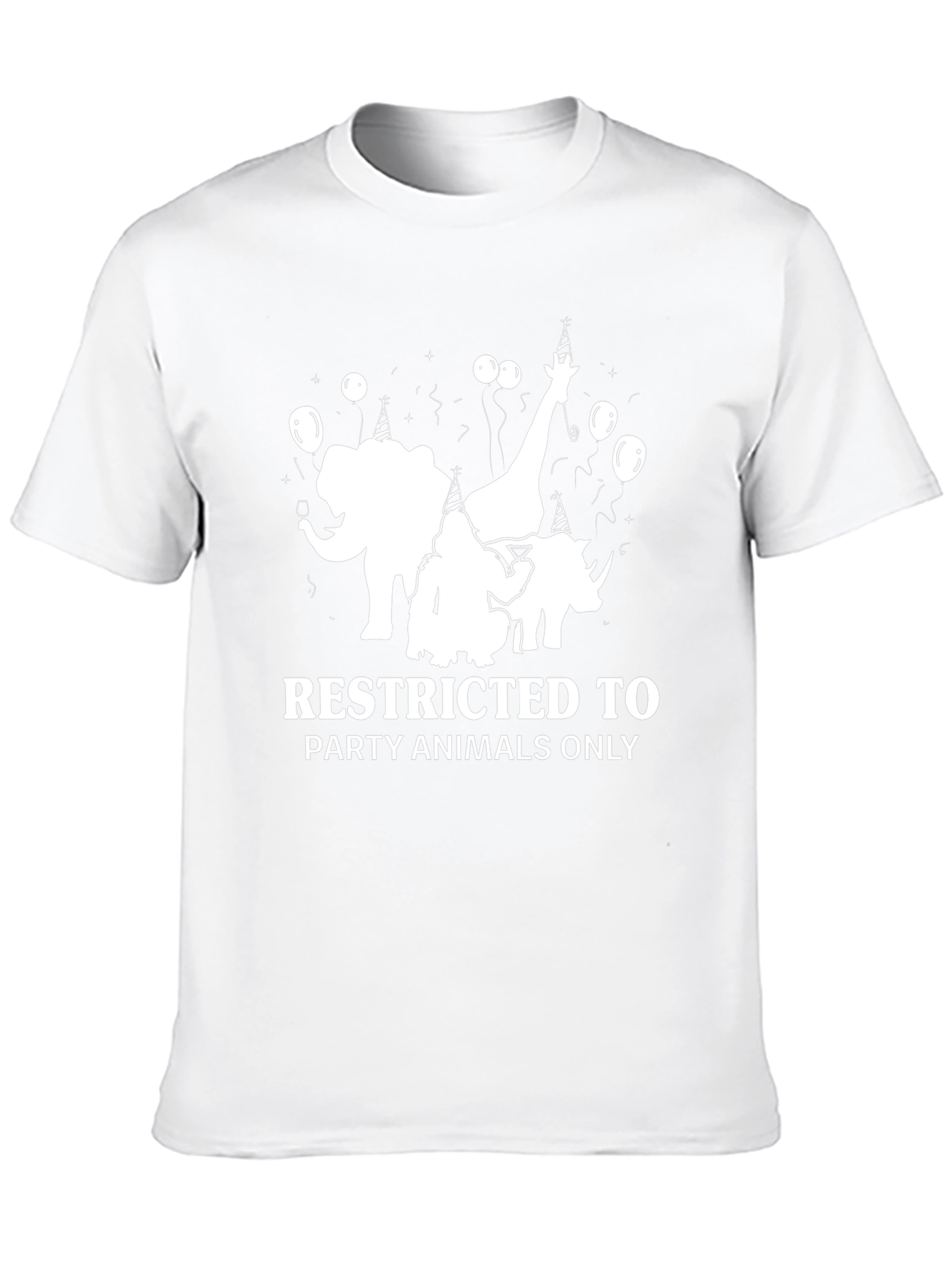Party Animals Only Graphic Tee - Black