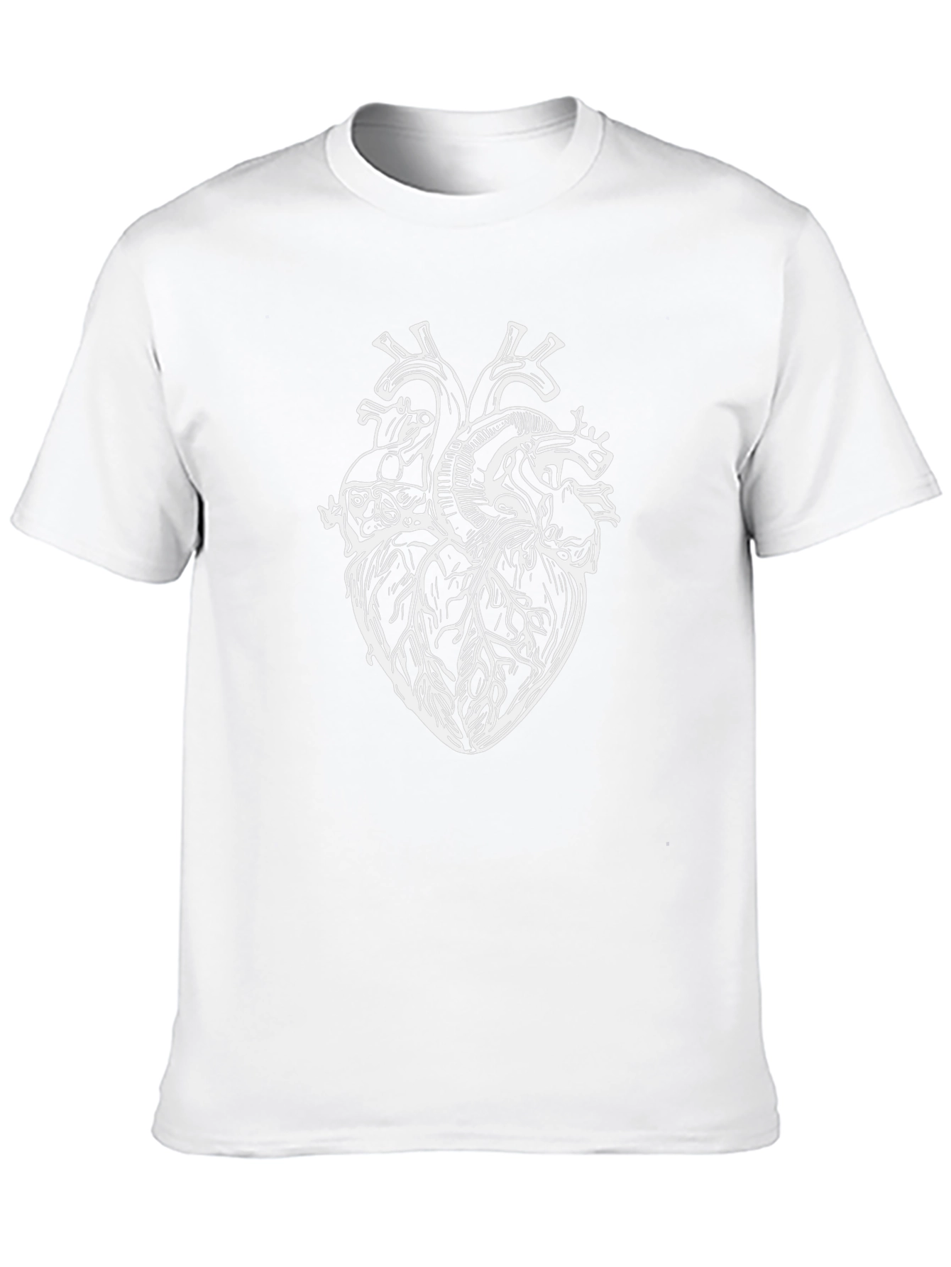 Anatomical Heart Graphic Black T-Shirt