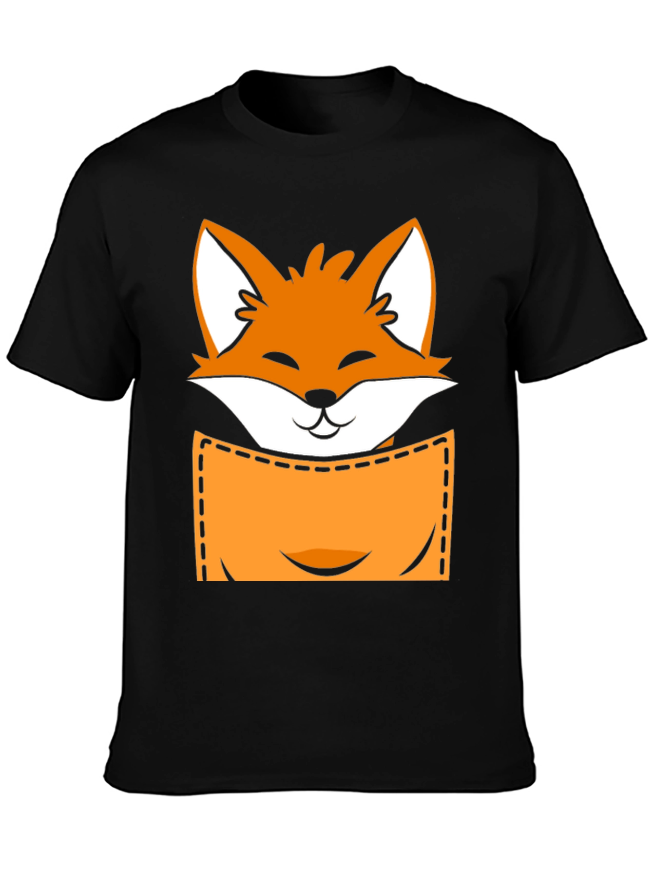 Fox Pocket T-Shirt - Novelty Graphic Tee