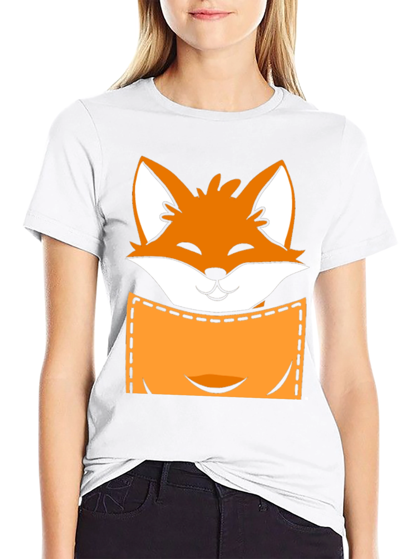 Fox Pocket T-Shirt - Novelty Graphic Tee