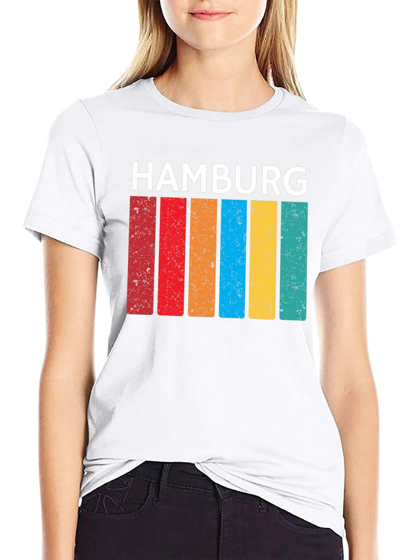 Hamburg Retro Stripes T-Shirt