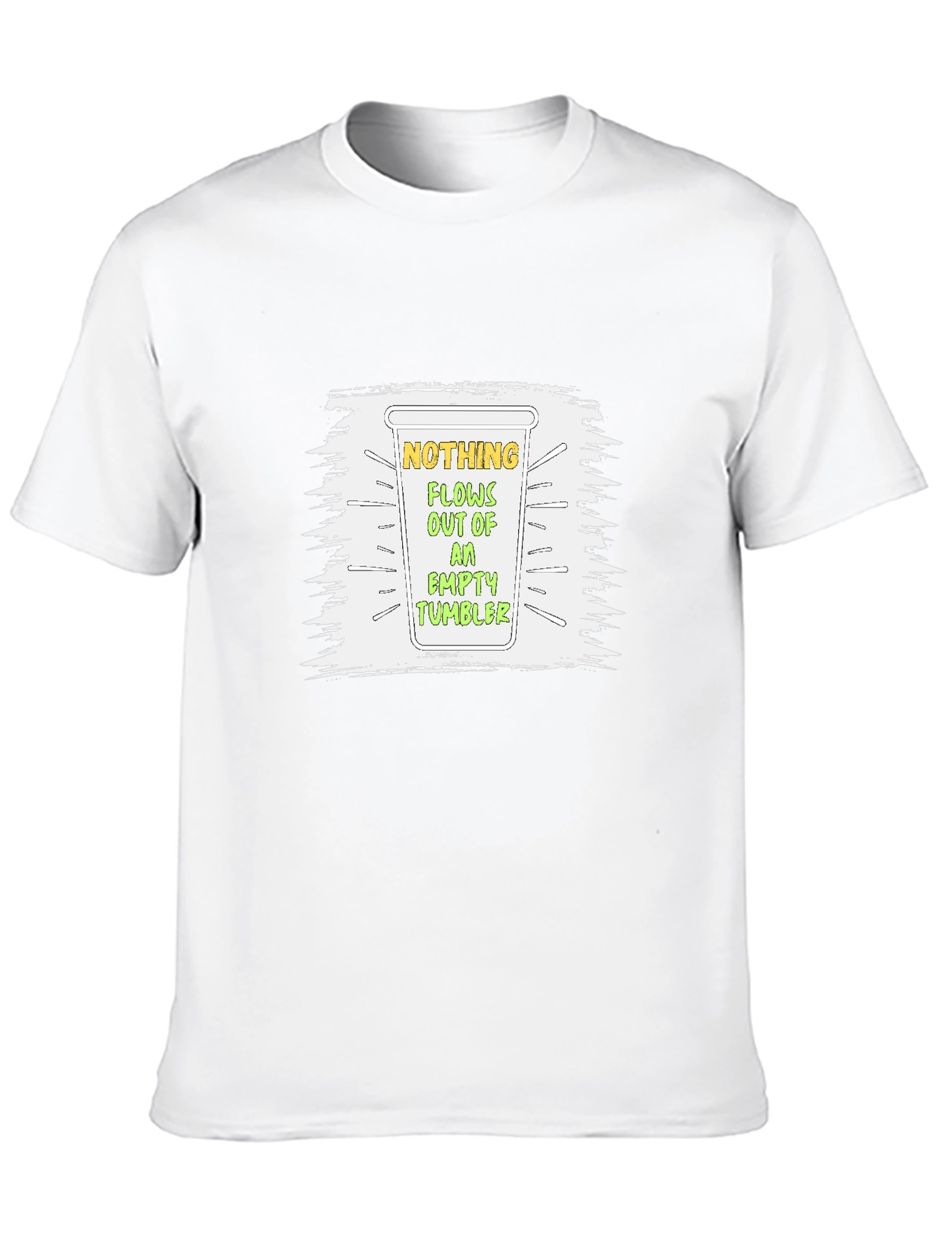 Nothing Flows Empty Tumbler Graphic T-Shirt