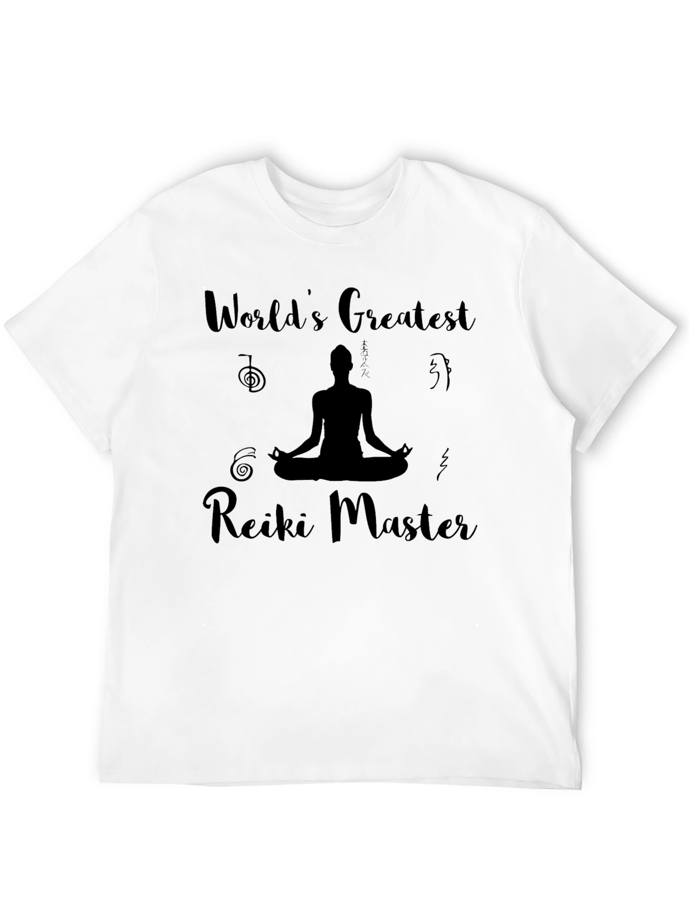 Worlds Greatest Reiki Master Black T-Shirt