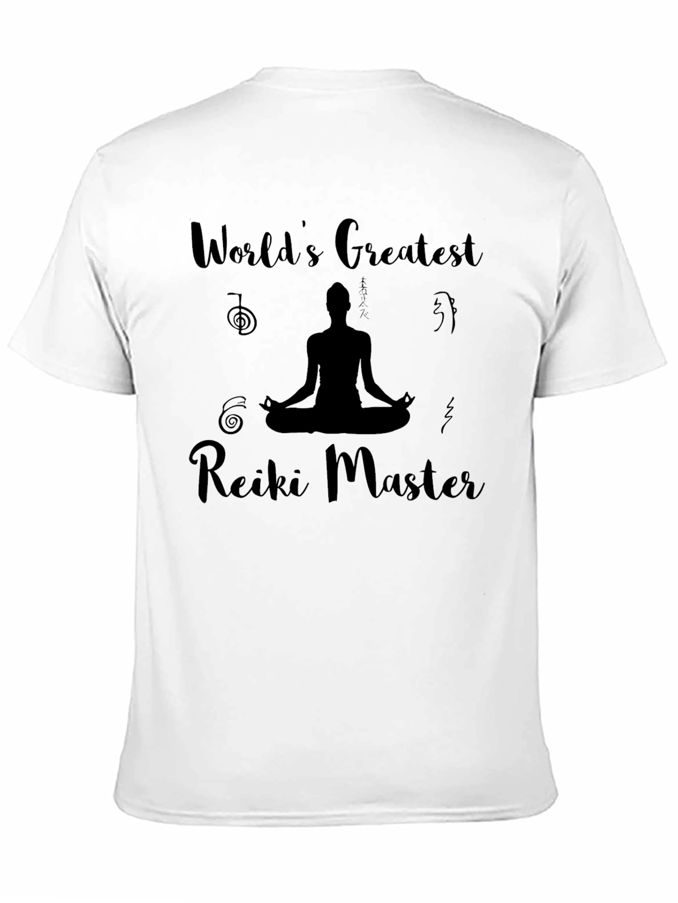 Worlds Greatest Reiki Master Black T-Shirt