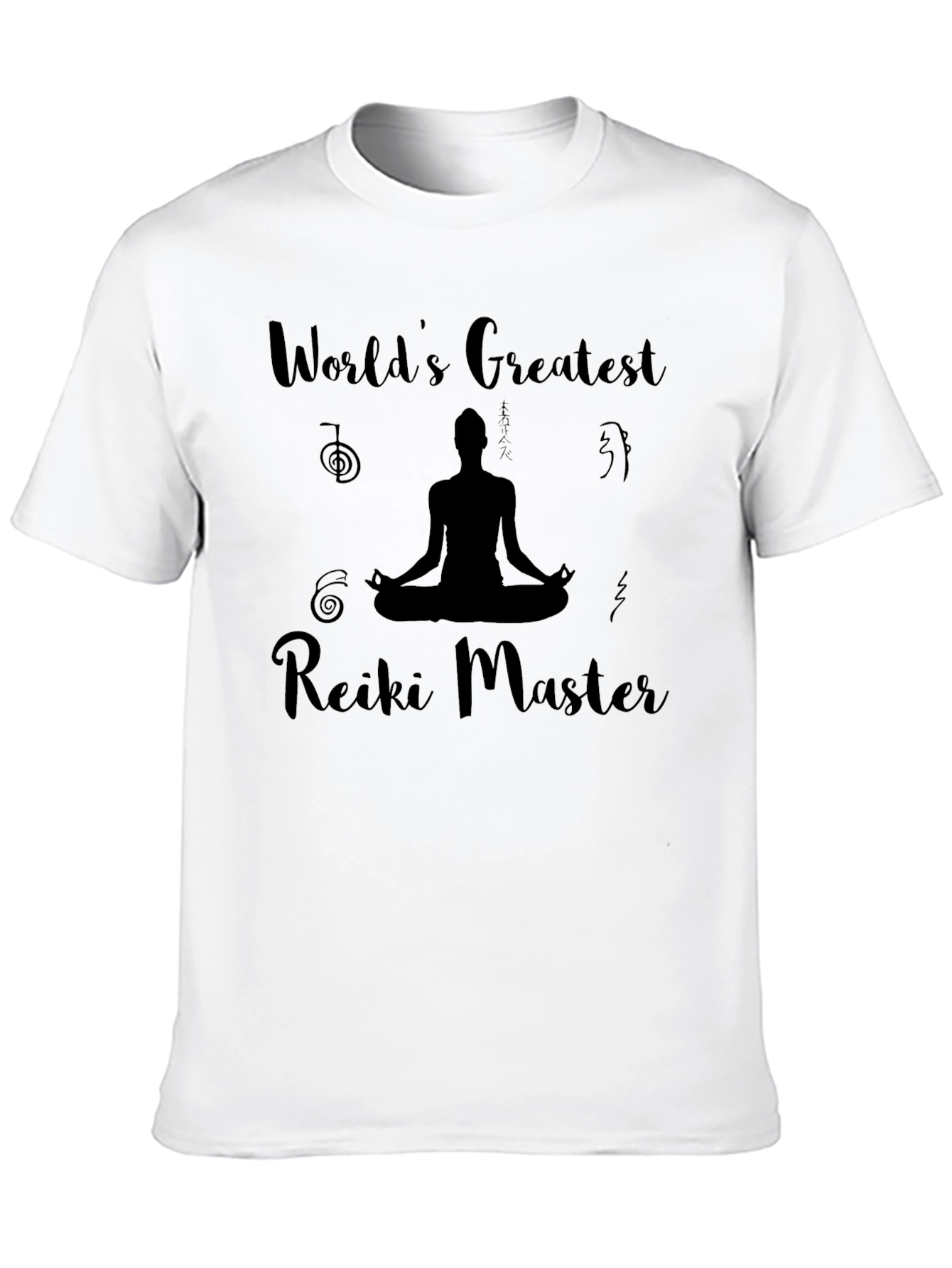 Worlds Greatest Reiki Master Black T-Shirt