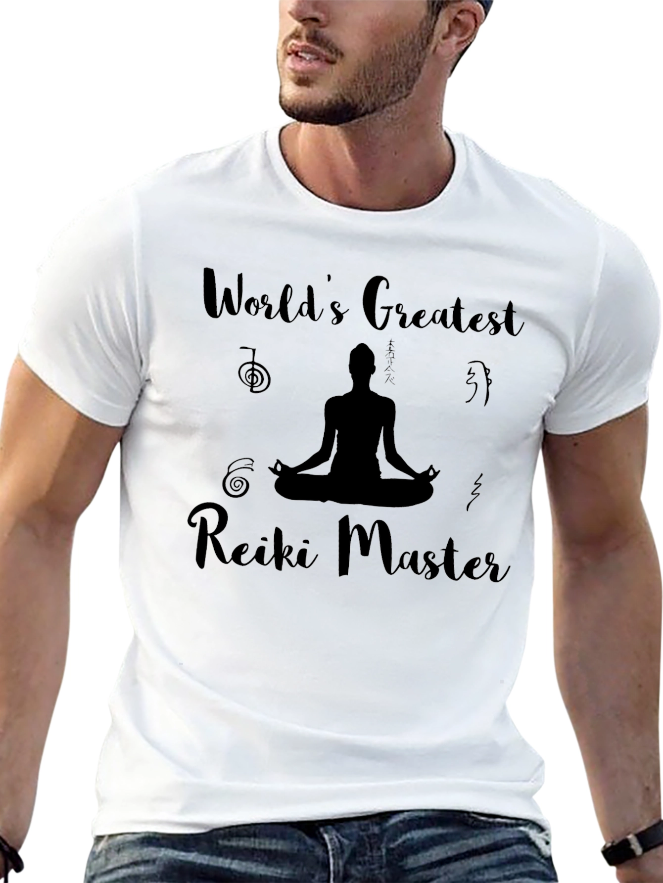Worlds Greatest Reiki Master Black T-Shirt