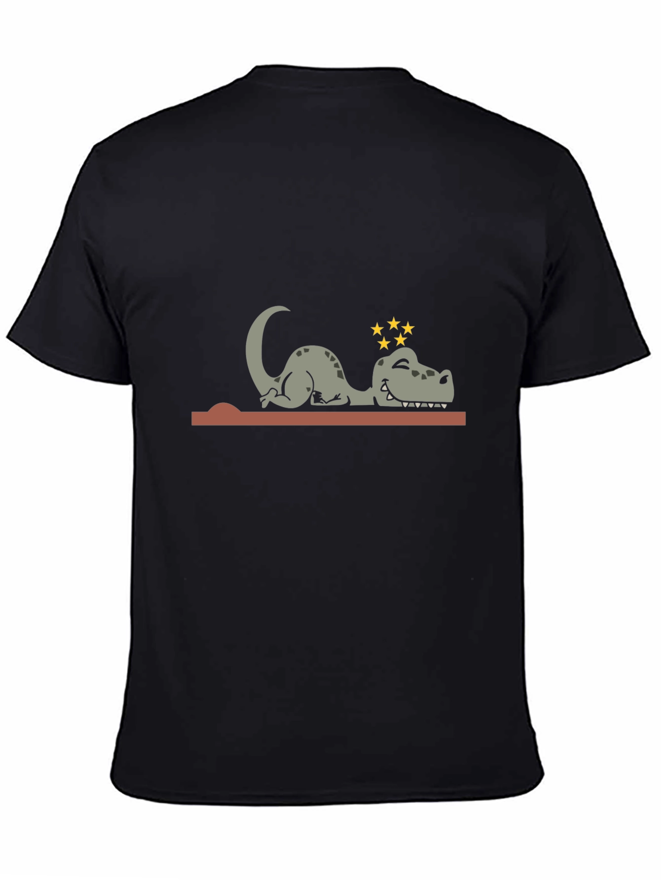 Knocked Out Dino Tee - Hilarious Cartoon T-Shirt