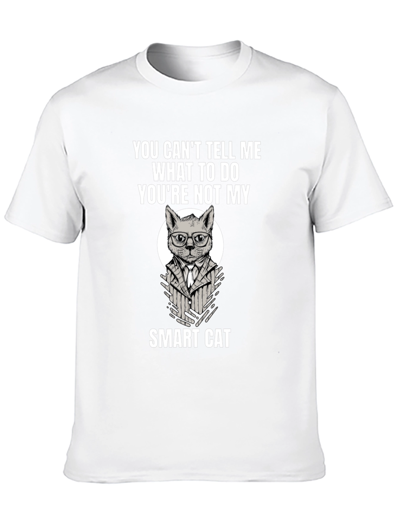 Smart Cat T-Shirt: Youre Not My Boss!