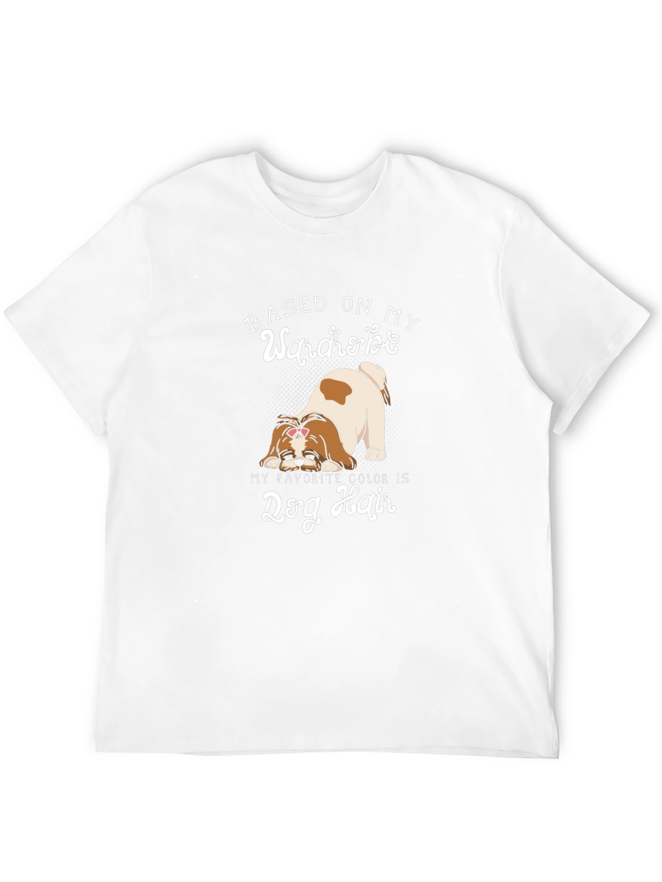 Dog Hair Wardrobe Black T-Shirt
