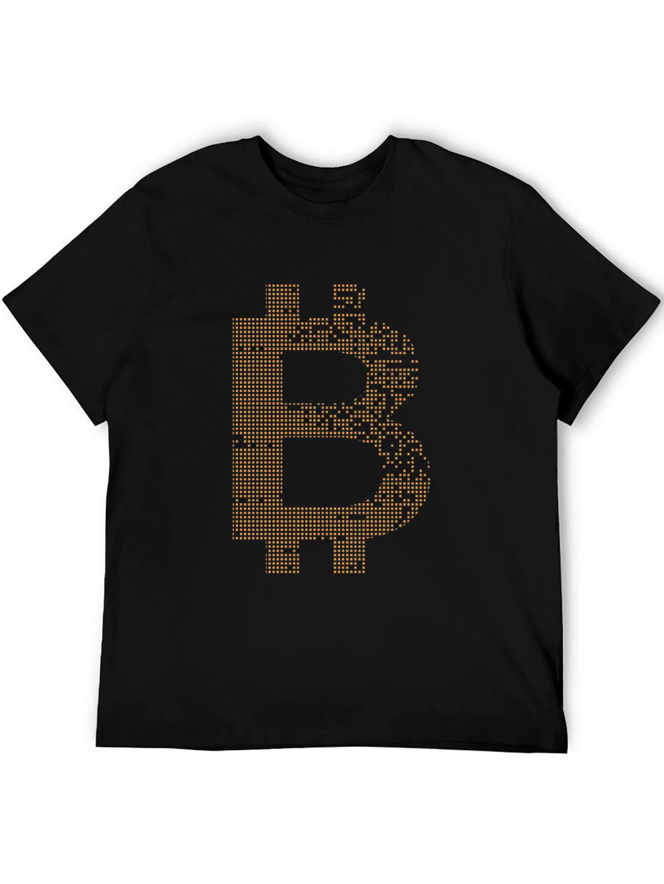 Bitcoin Pixel Art Tee - Crypto Currency Enthusiast Shirt