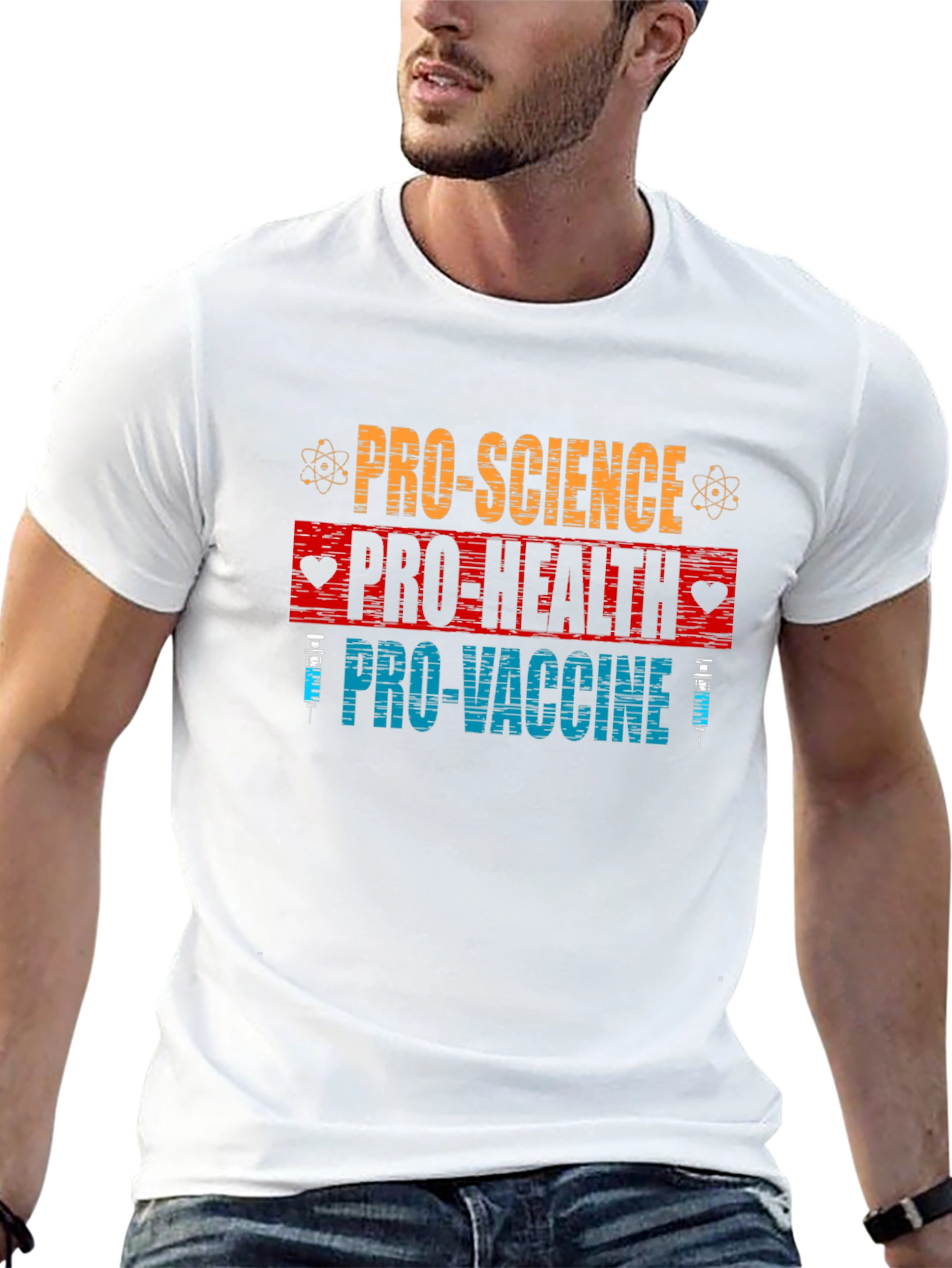 Pro Science Pro Health Pro Vaccine Graphic Tee