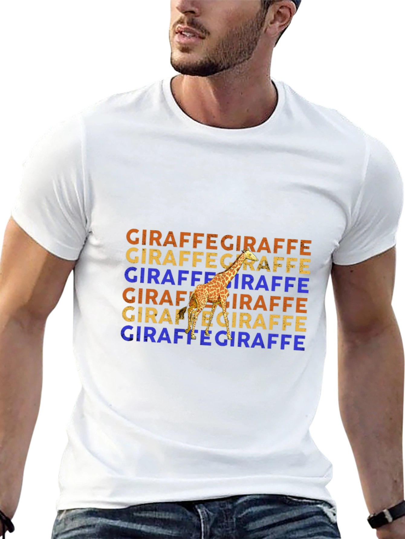 Giraffe Graphic Tee - Unique Animal Lover Design