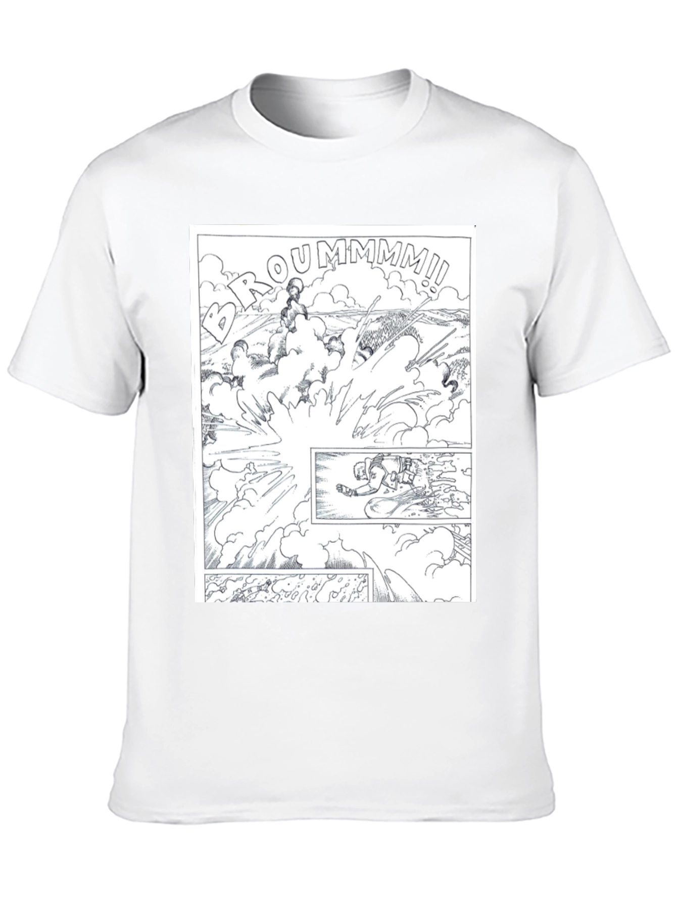 Comic Explosion Graphic Tee - Black