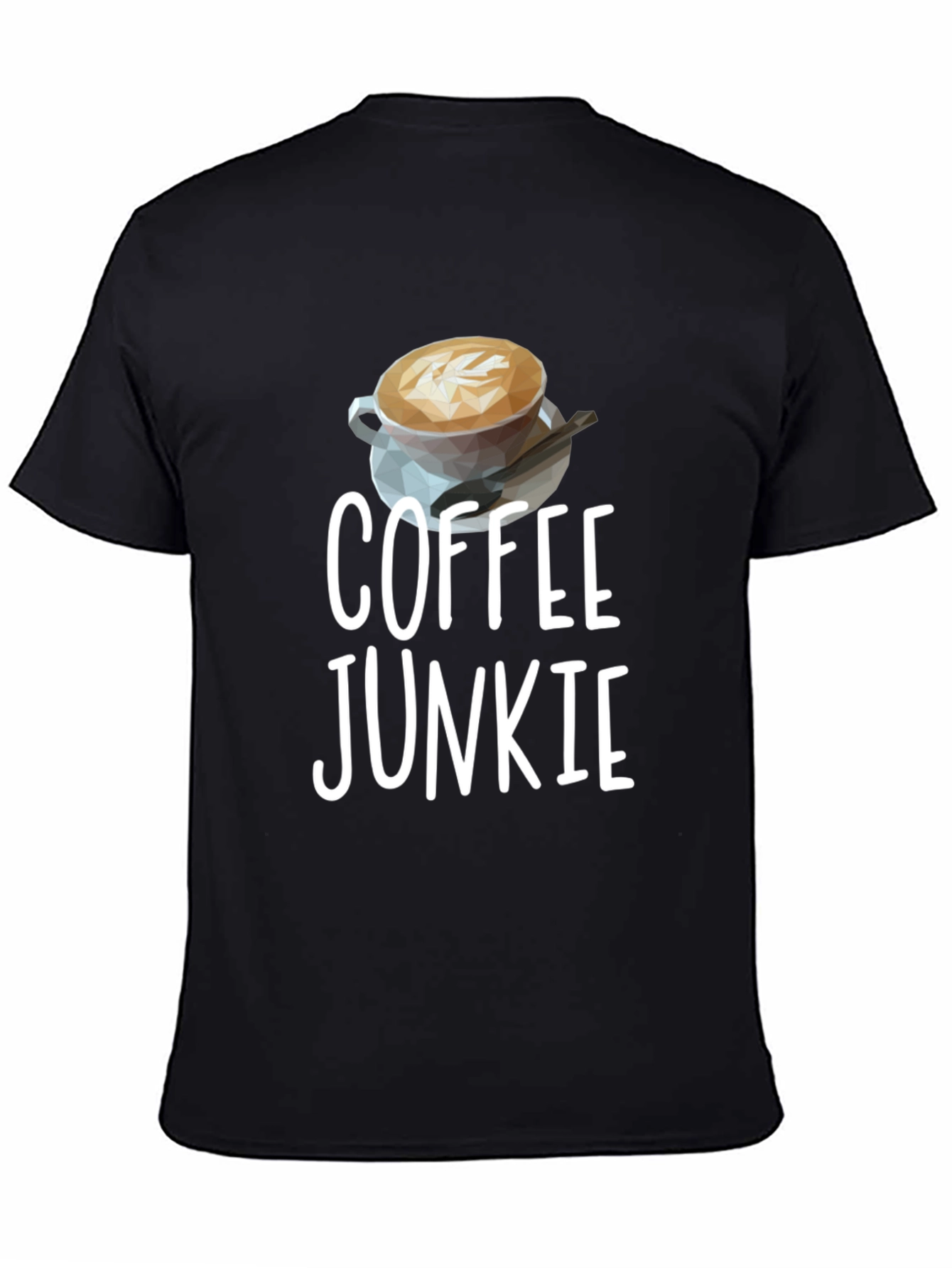 Coffee Junkie Graphic Tee - Unisex Black T-Shirt