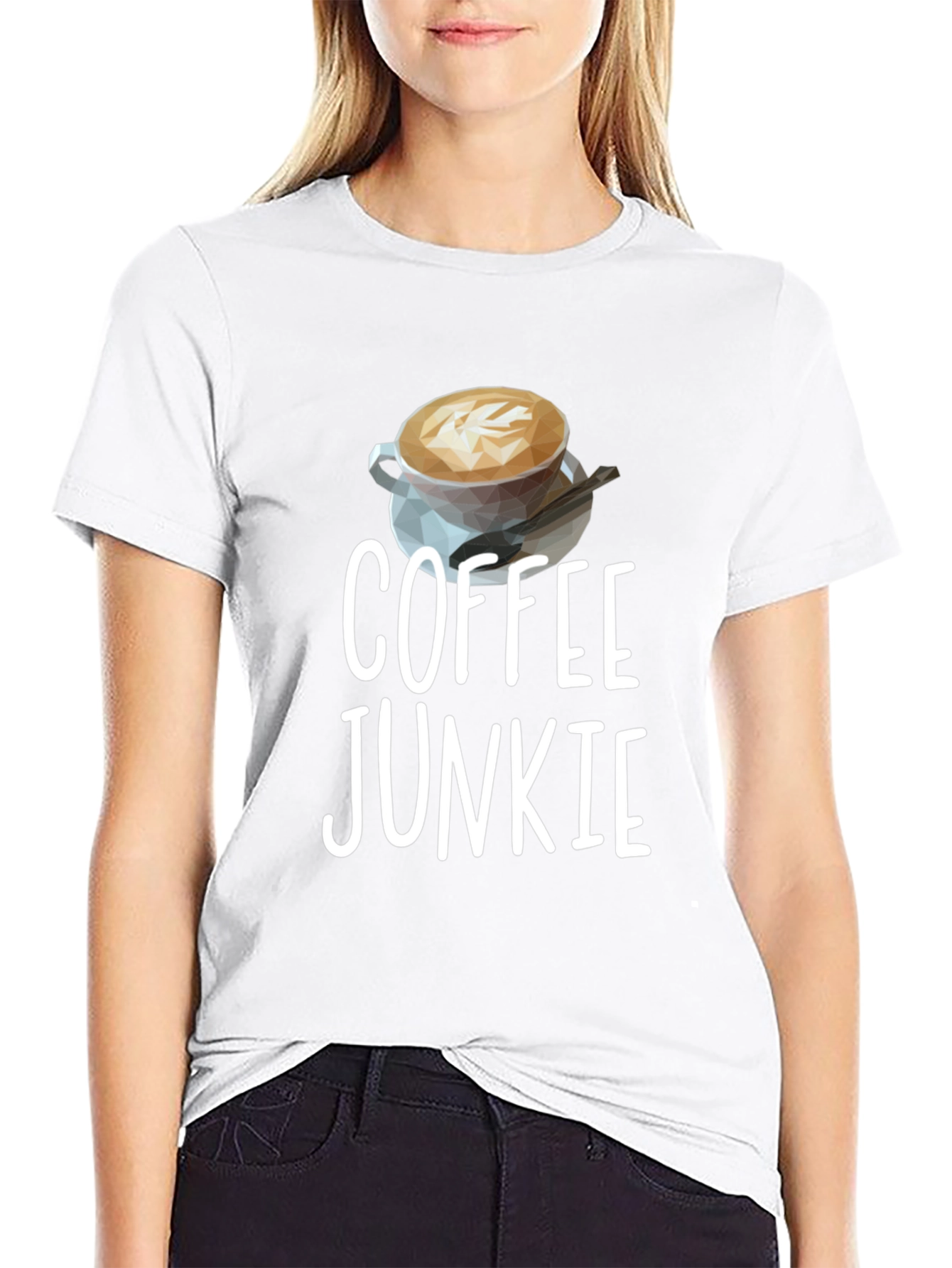 Coffee Junkie Graphic Tee - Unisex Black T-Shirt