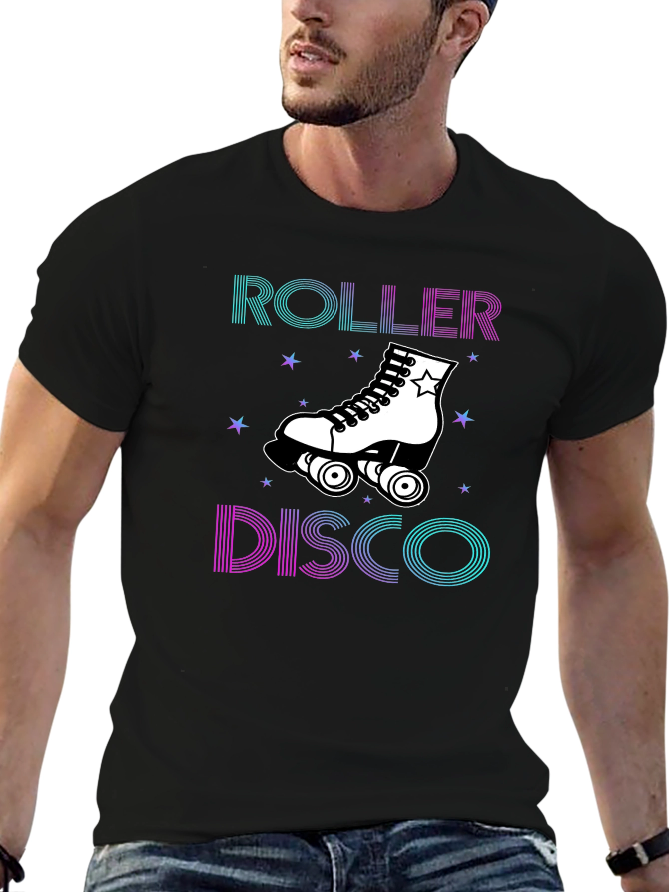 Roller Disco Graphic Tee - Retro Style