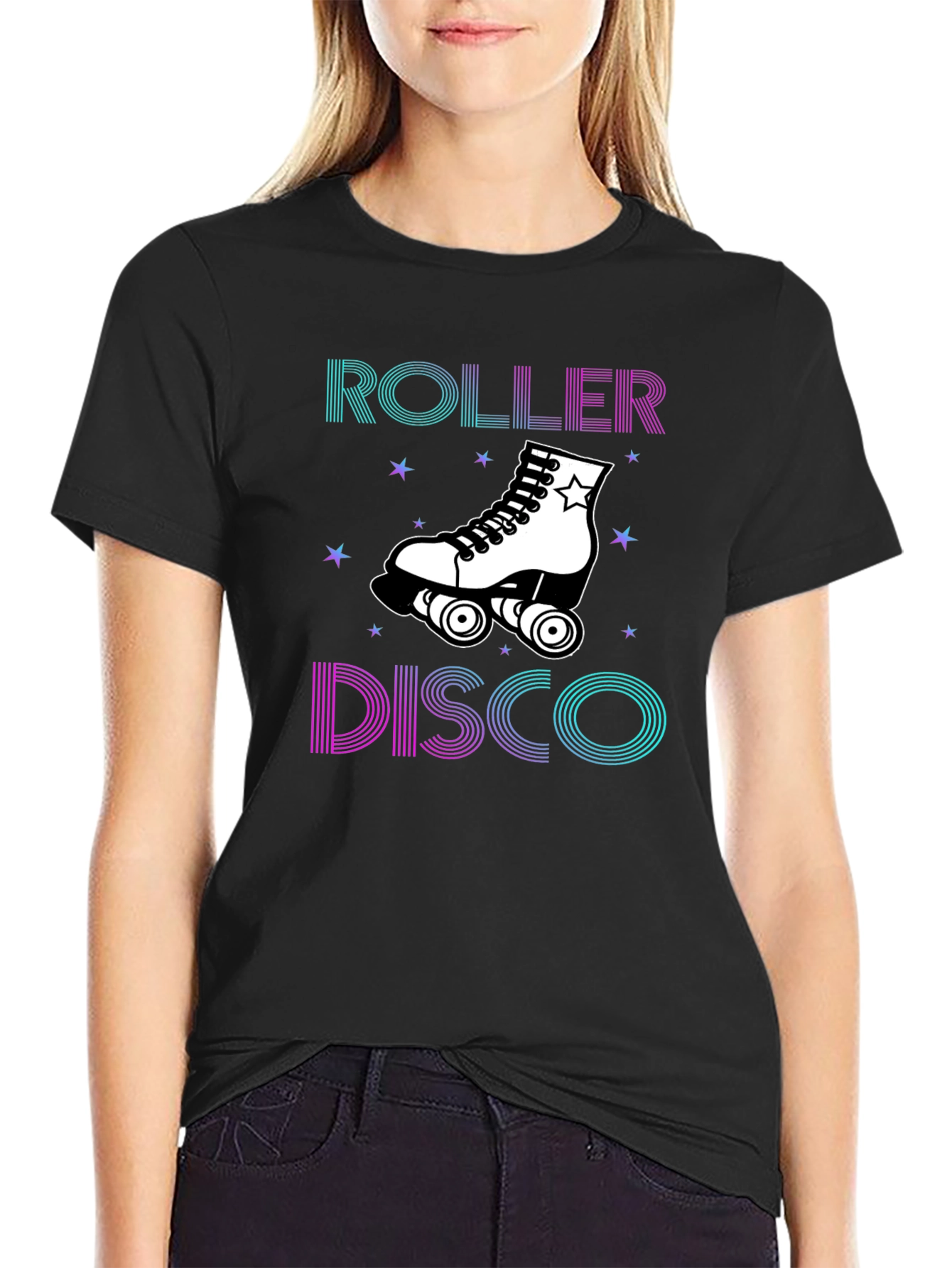 Roller Disco Graphic Tee - Retro Style