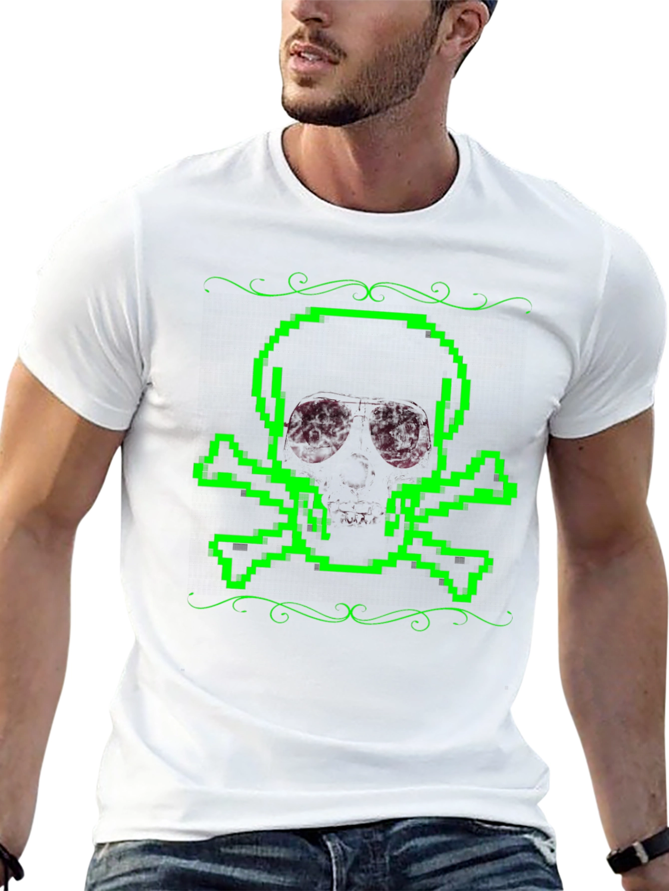 Pixel Skull T-Shirt - Gamer Style
