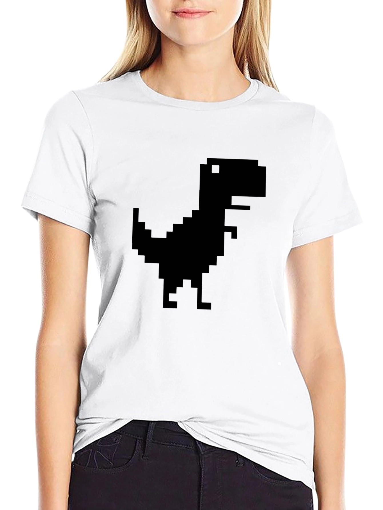 Pixel Dinosaur T-Shirt - Geek Chic Tee
