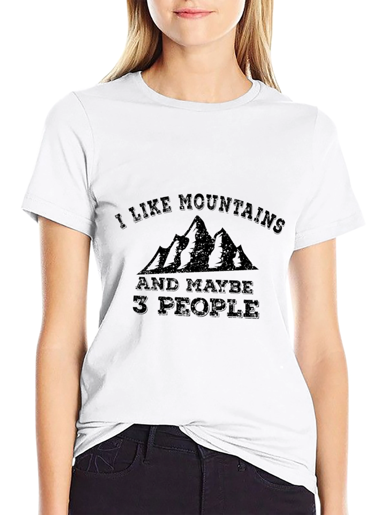 Mountains Graphic Black T-Shirt: Nature Lover Tee