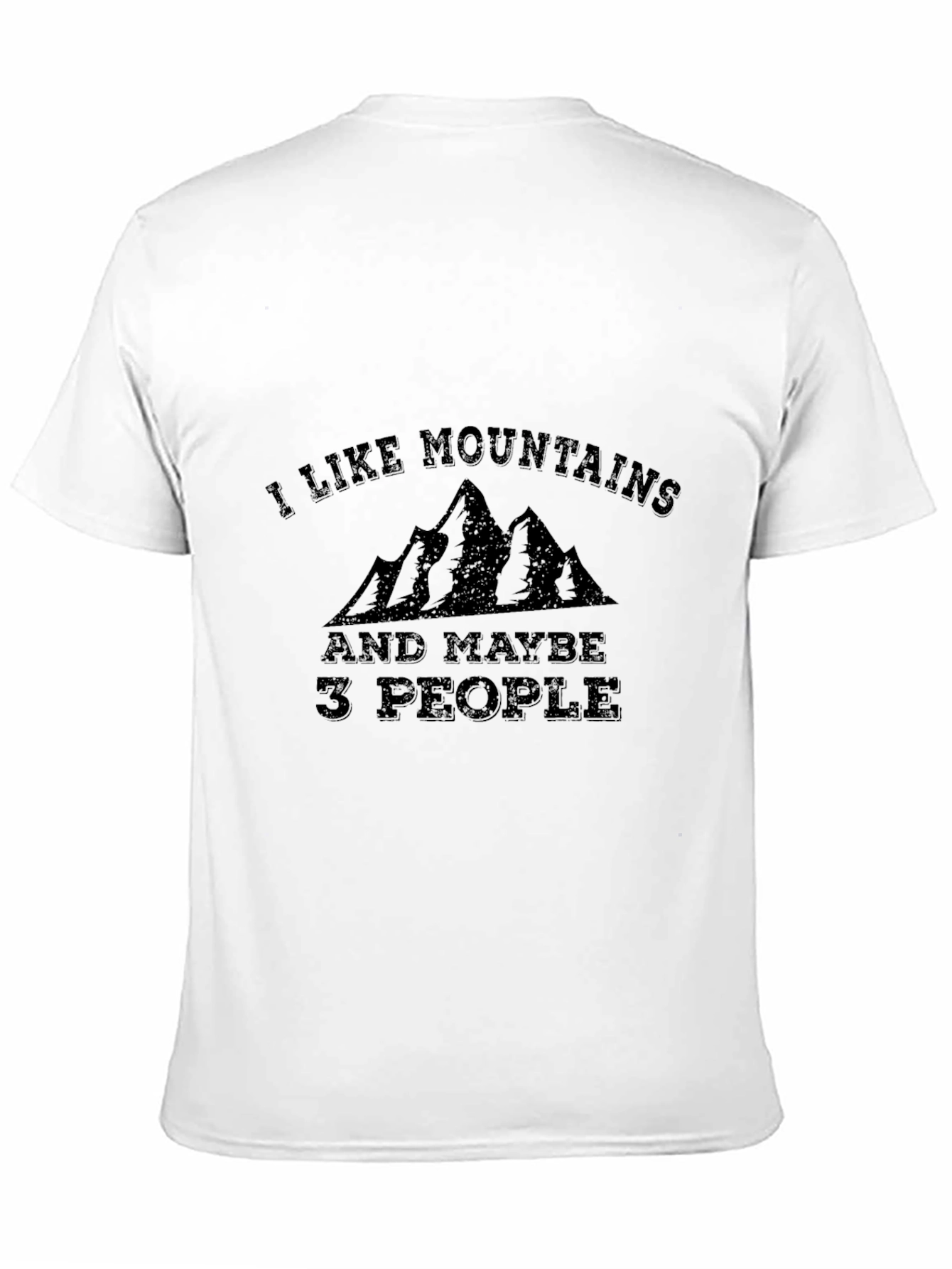 Mountains Graphic Black T-Shirt: Nature Lover Tee