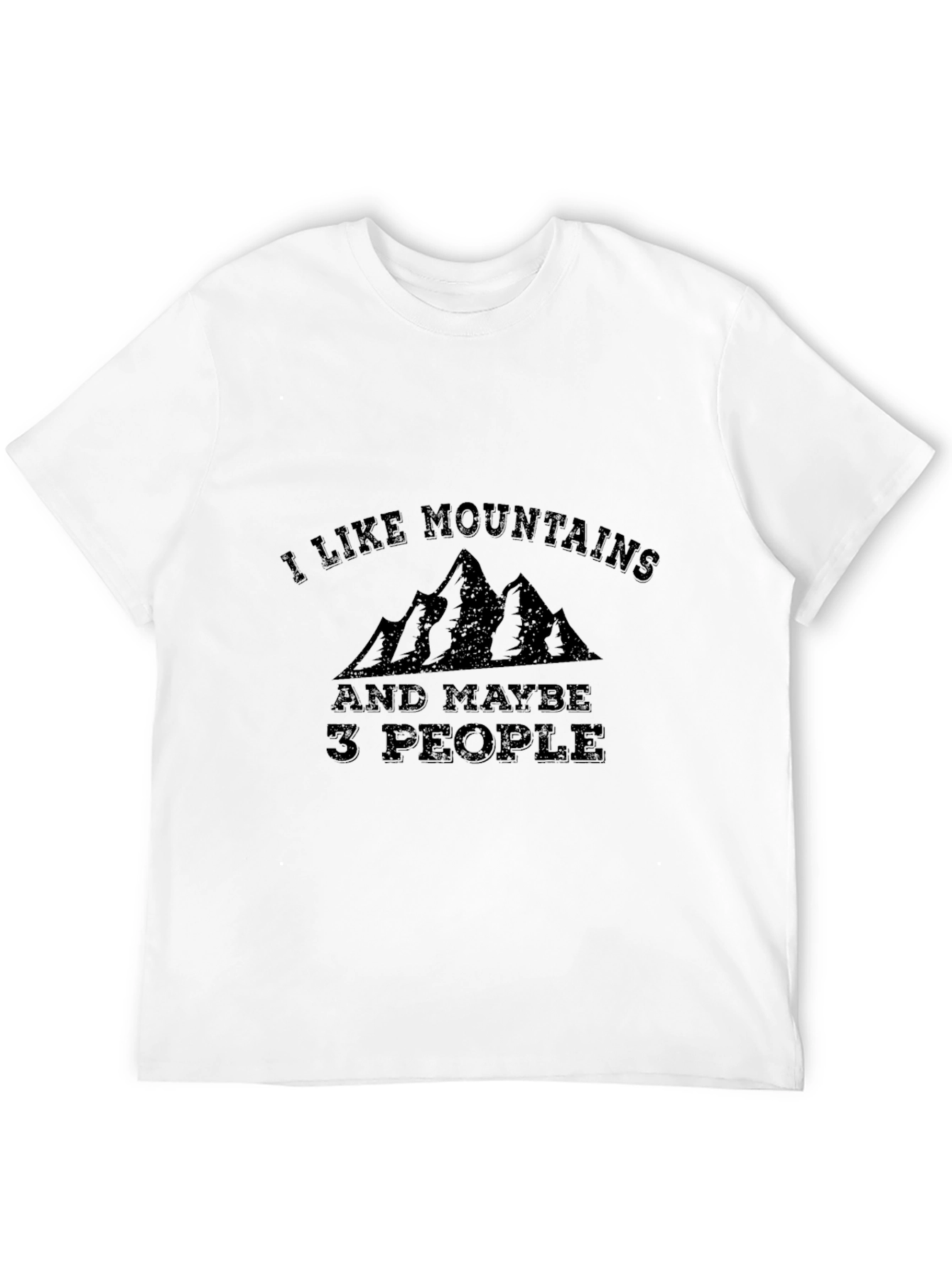 Mountains Graphic Black T-Shirt: Nature Lover Tee