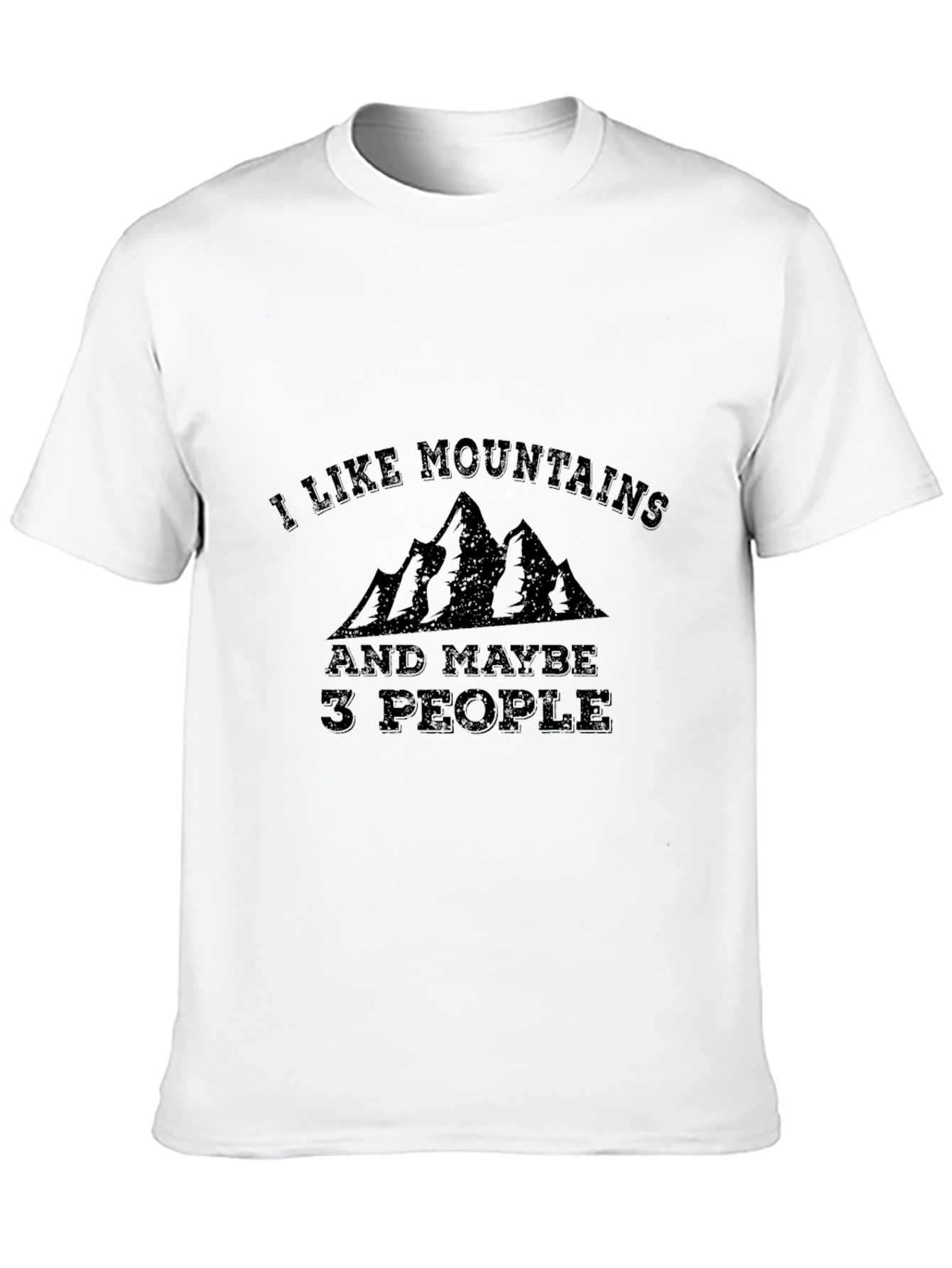Mountains Graphic Black T-Shirt: Nature Lover Tee