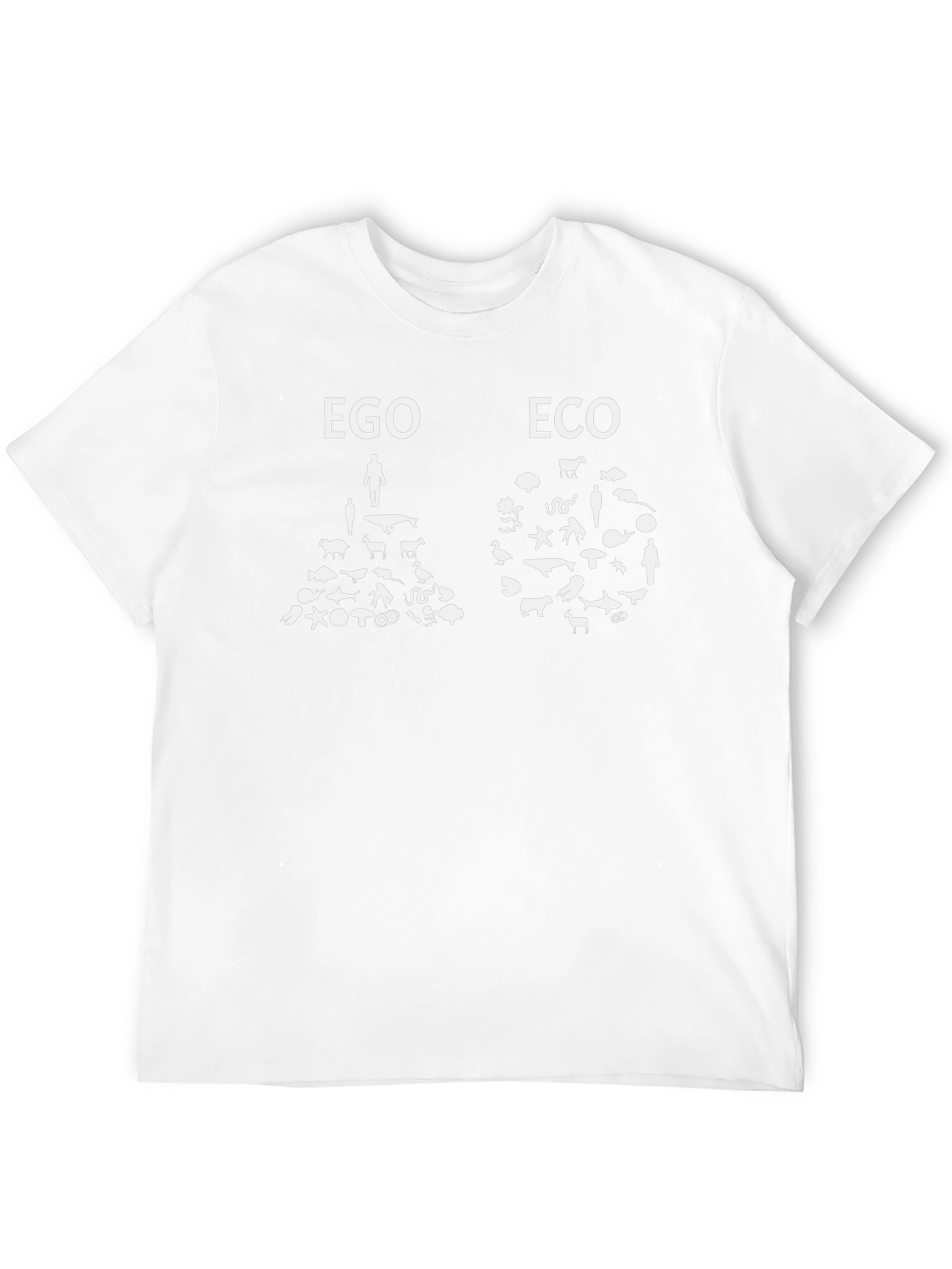 Ego vs. Eco Graphic T-Shirt - Black