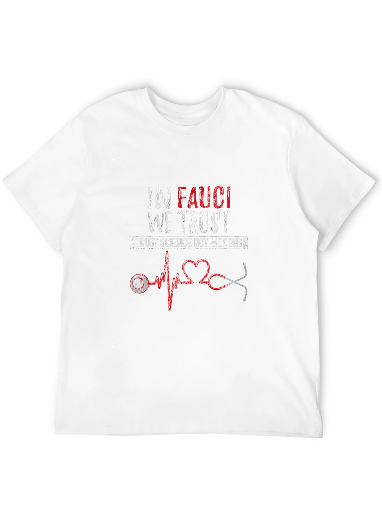 In Fauci We Trust Black T-Shirt