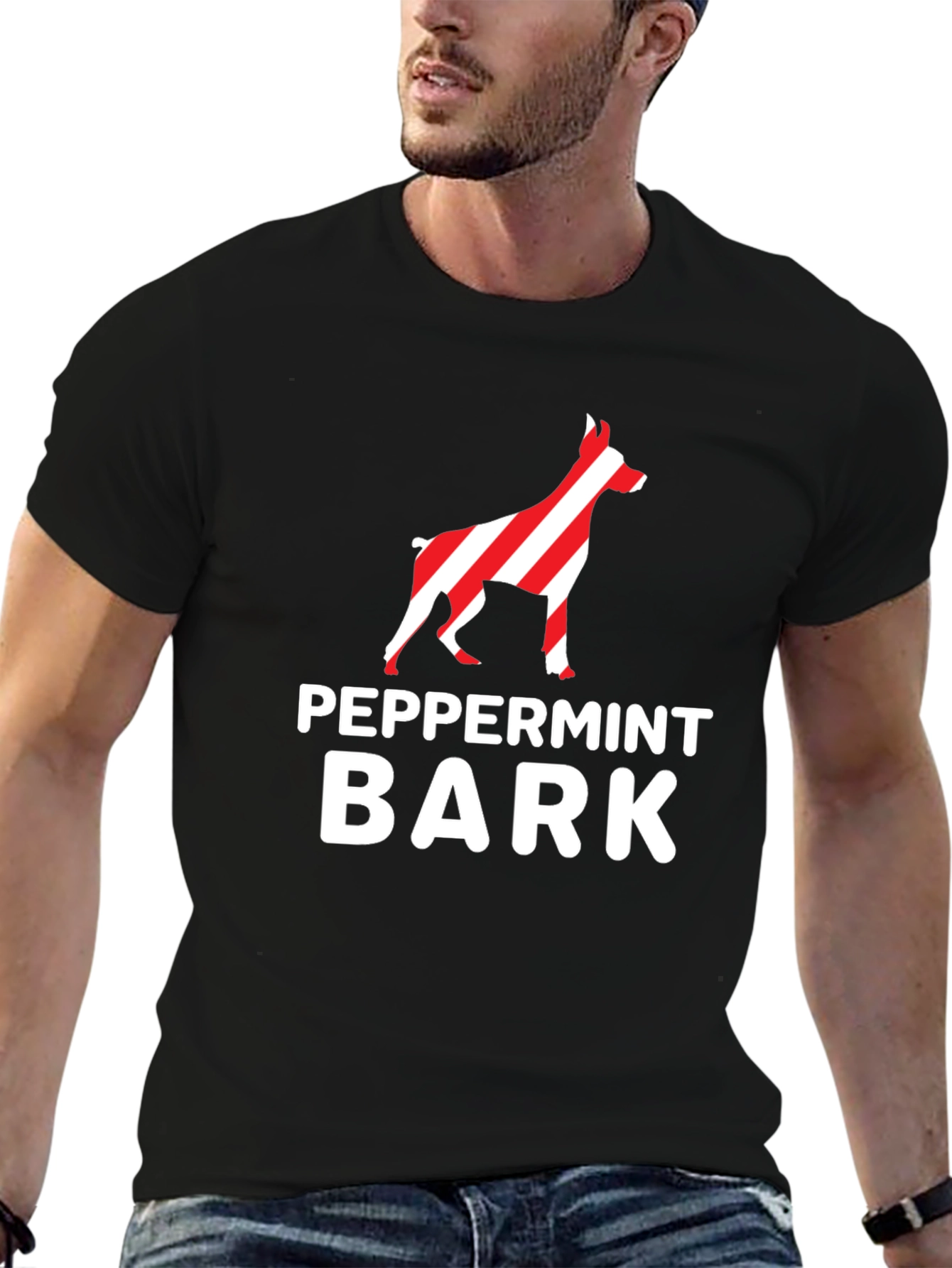 Peppermint Bark Dog Breed Graphic Tee