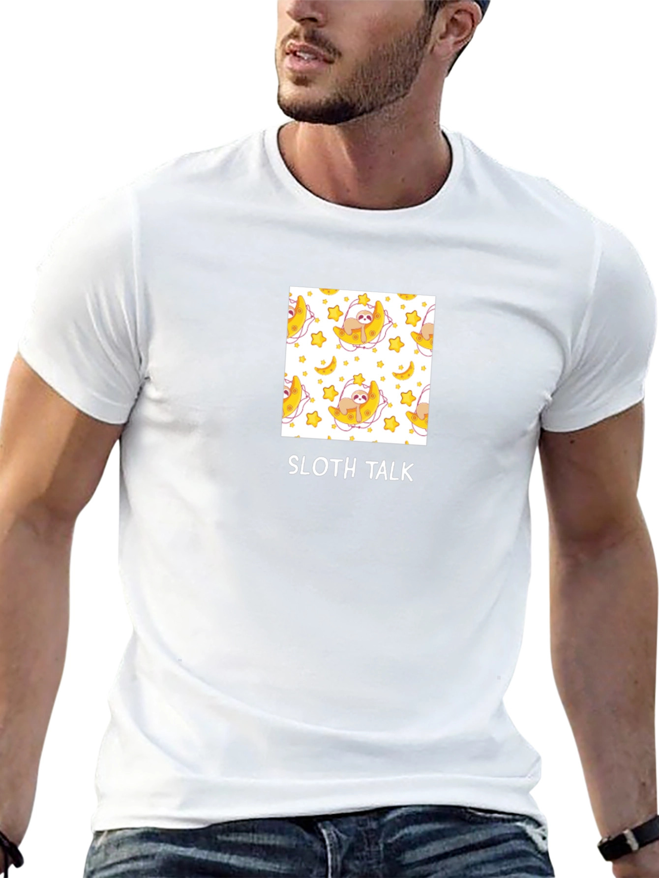 Sloth Talk Graphic T-Shirt - Cute & Comfy