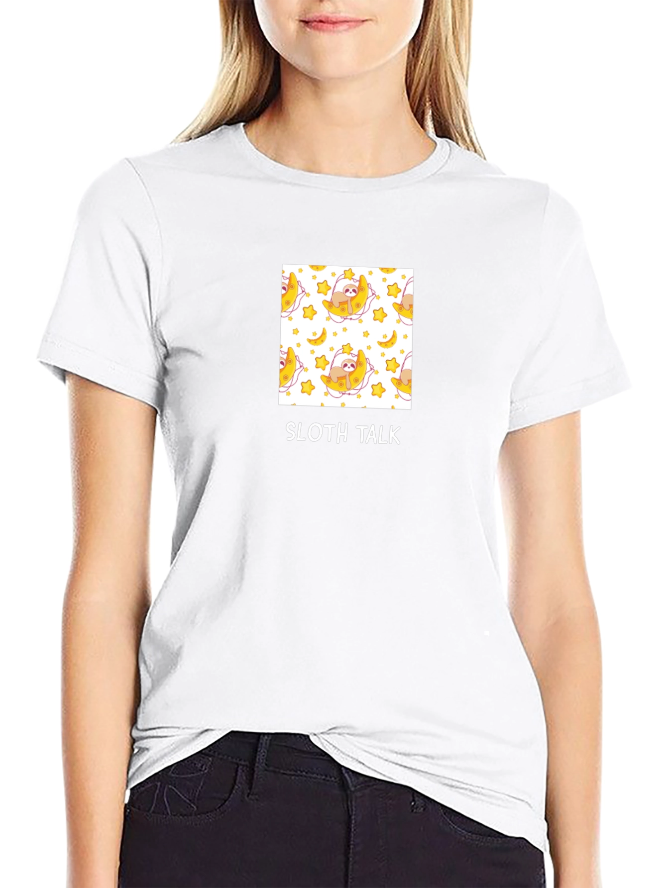 Sloth Talk Graphic T-Shirt - Cute & Comfy